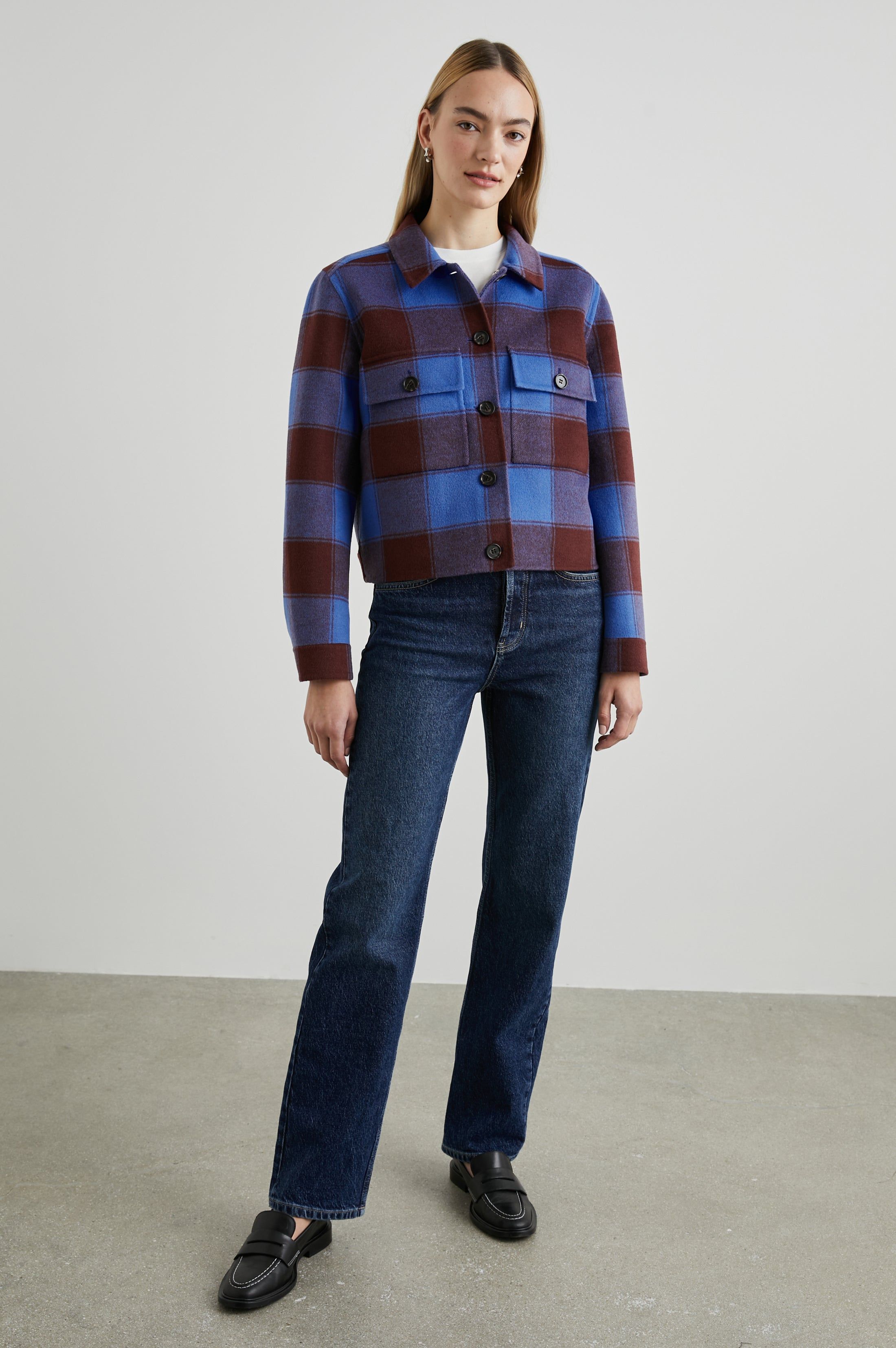 STEFFI JACKET - COBALT CHOCOLATE sold by Rails product image thumbnail 3