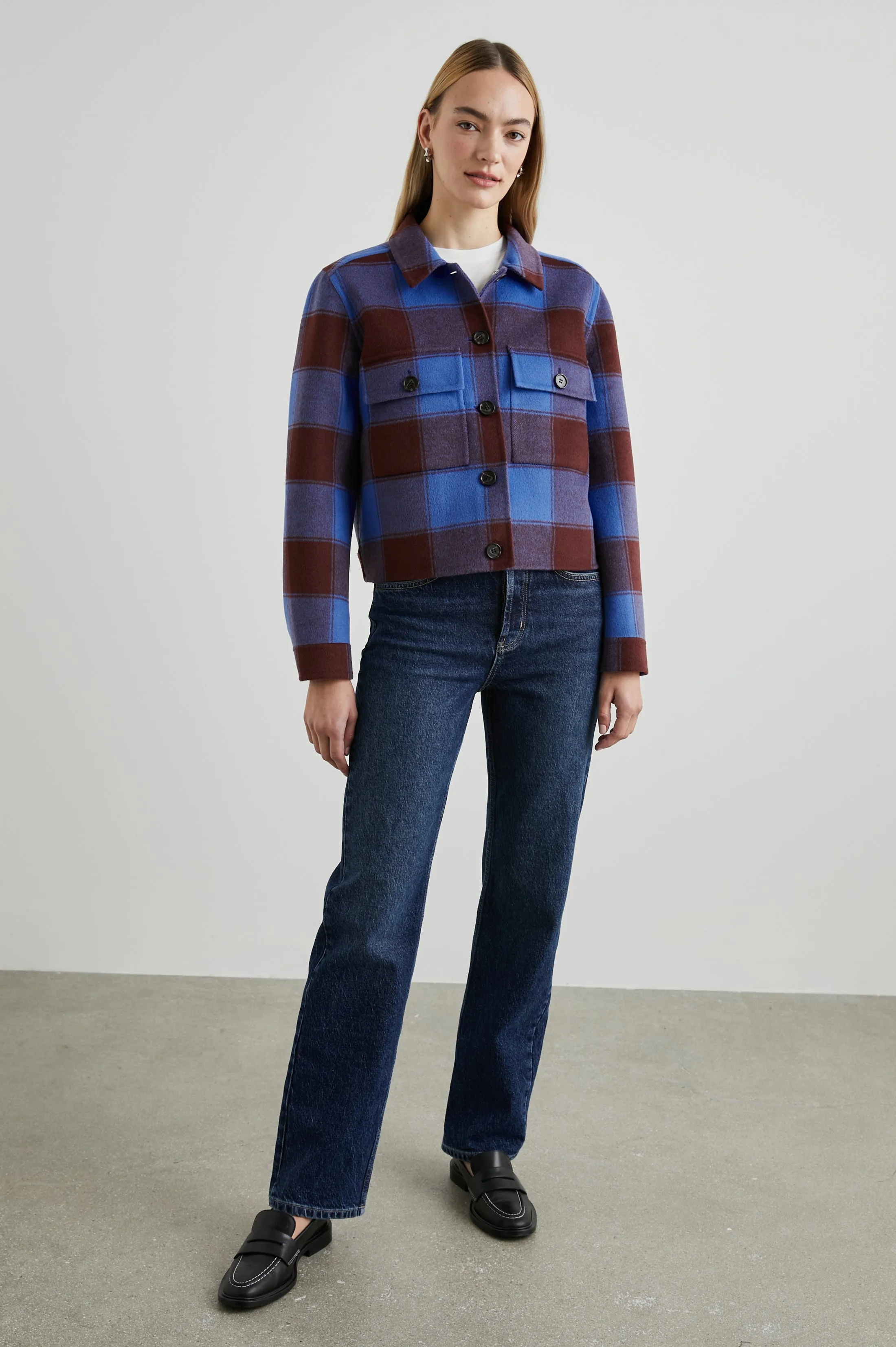 STEFFI JACKET - COBALT CHOCOLATE sold by Rails product image thumbnail 3