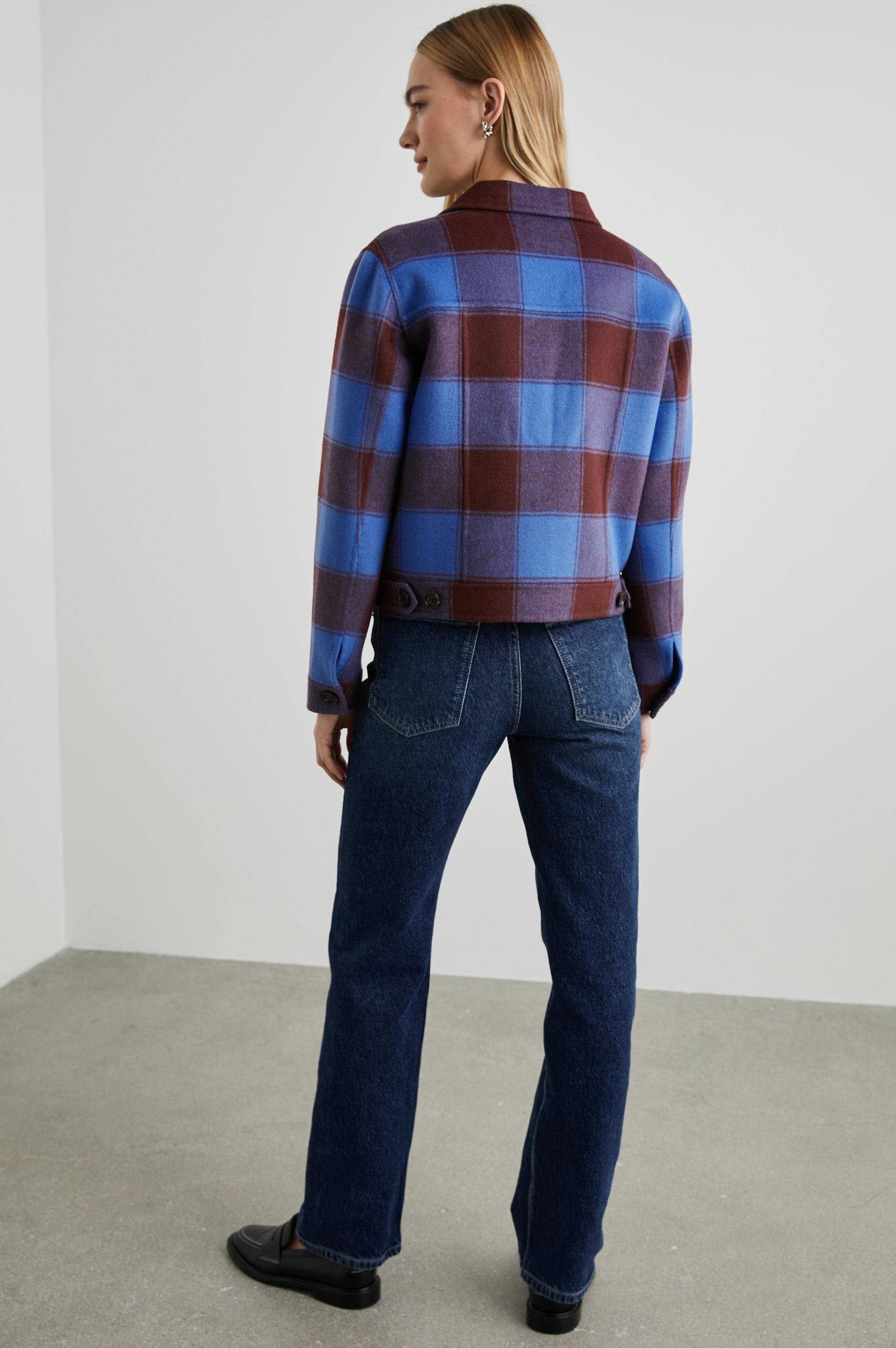 STEFFI JACKET - COBALT CHOCOLATE sold by Rails product image thumbnail 5