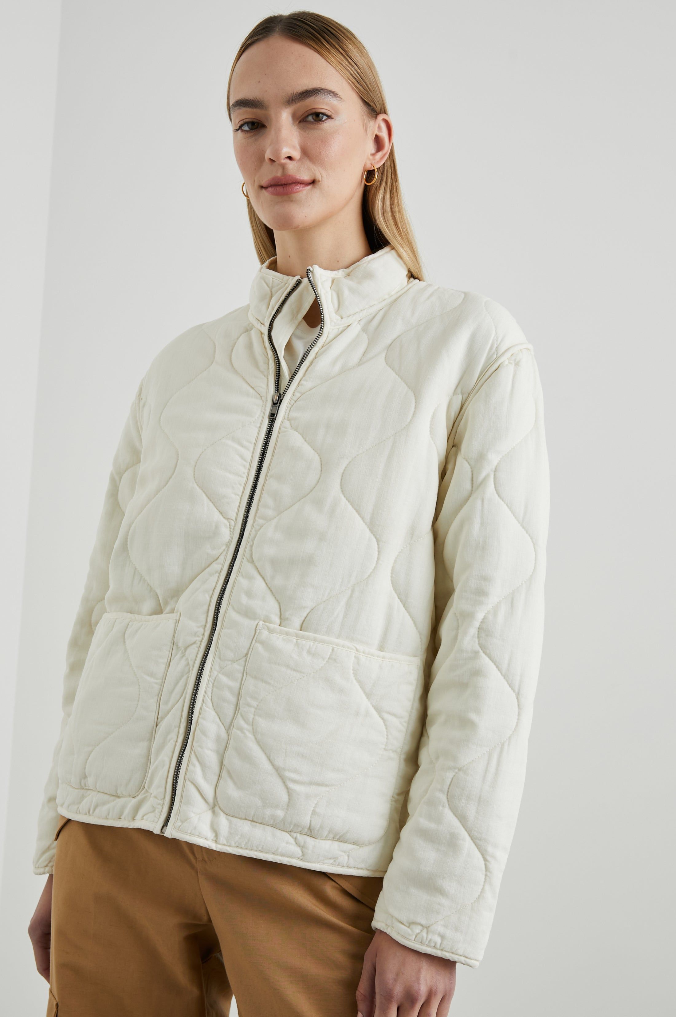 DENVER JACKET - PEARL sold by Rails product image thumbnail 4