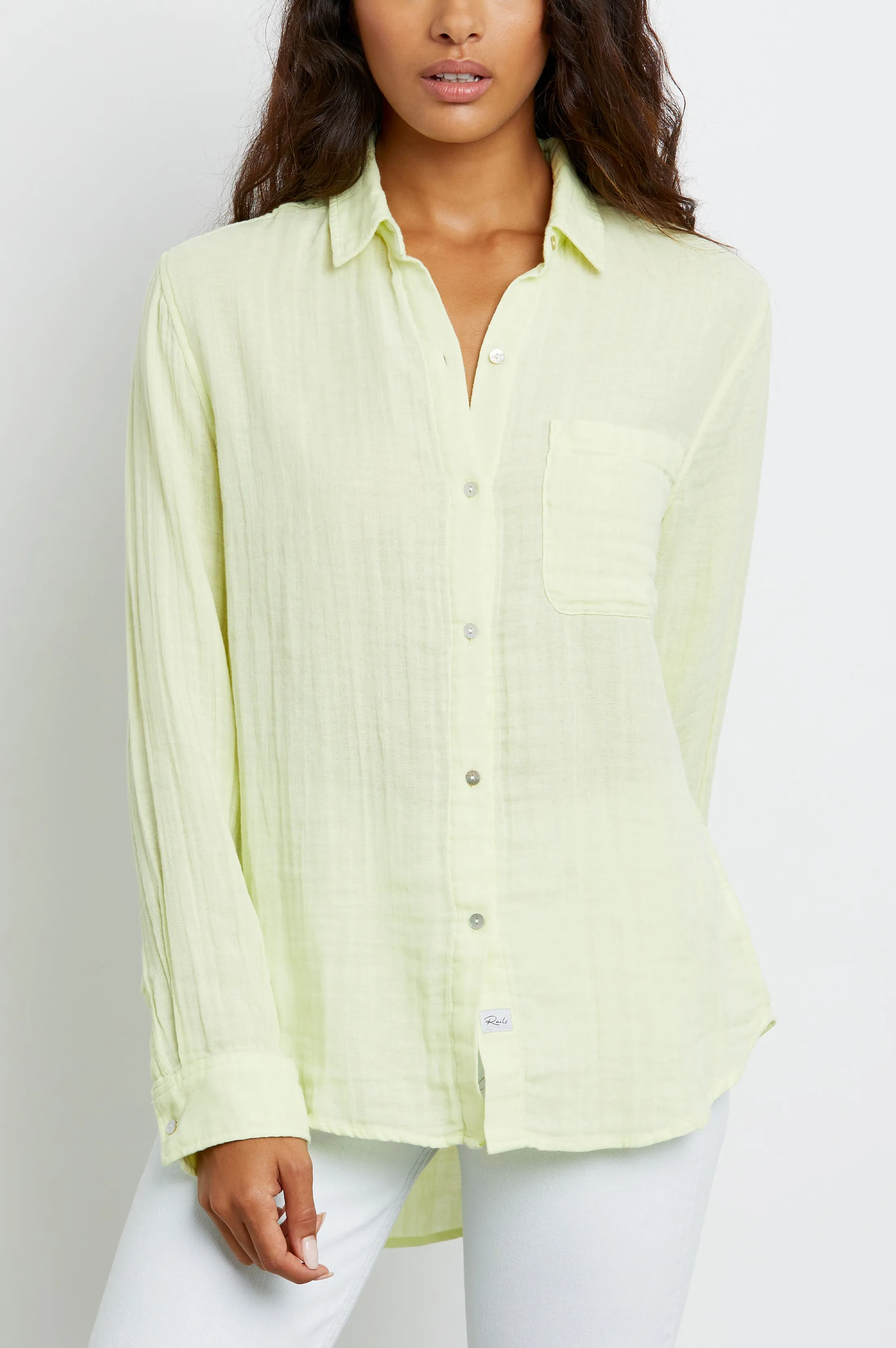 ELLIS SHIRT - LIMON sold by Rails
