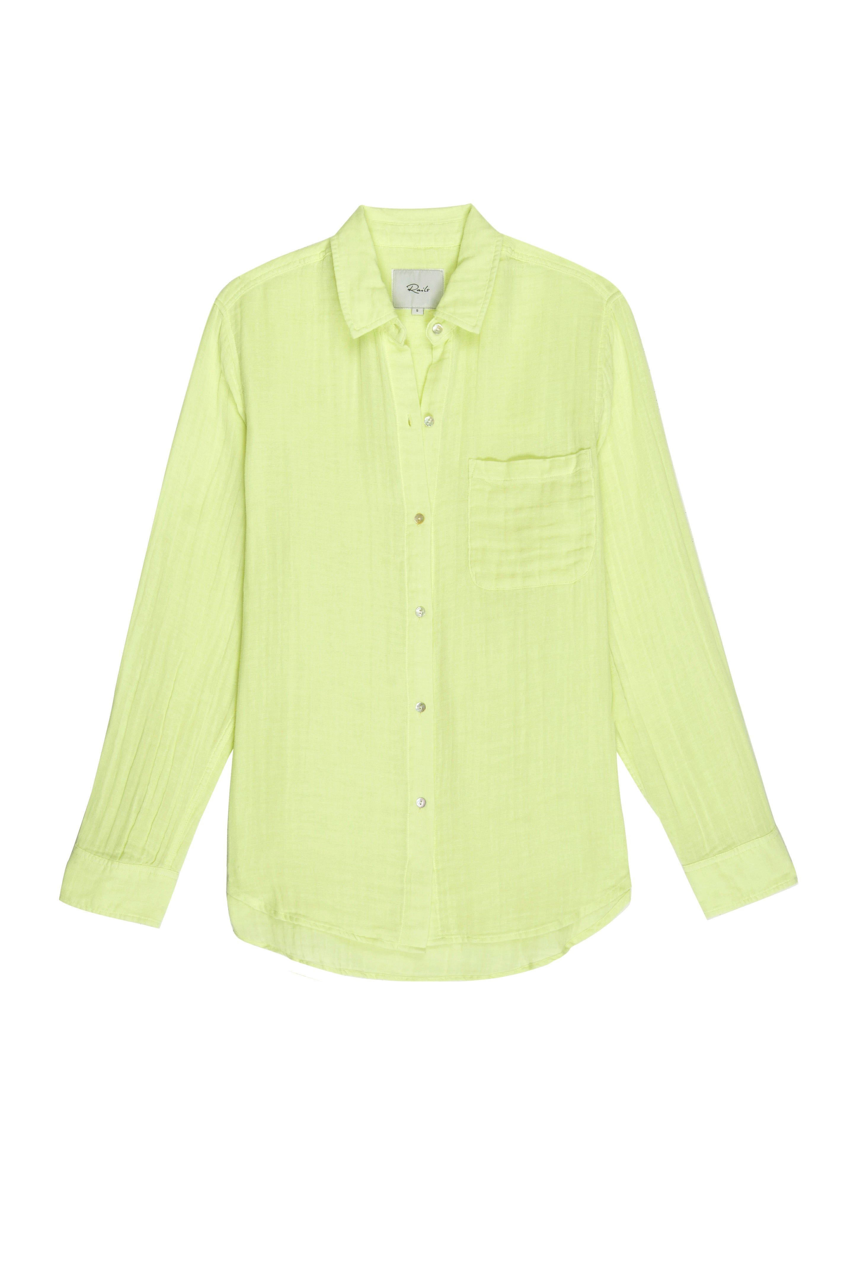 ELLIS SHIRT - LIMON sold by Rails product image thumbnail 6