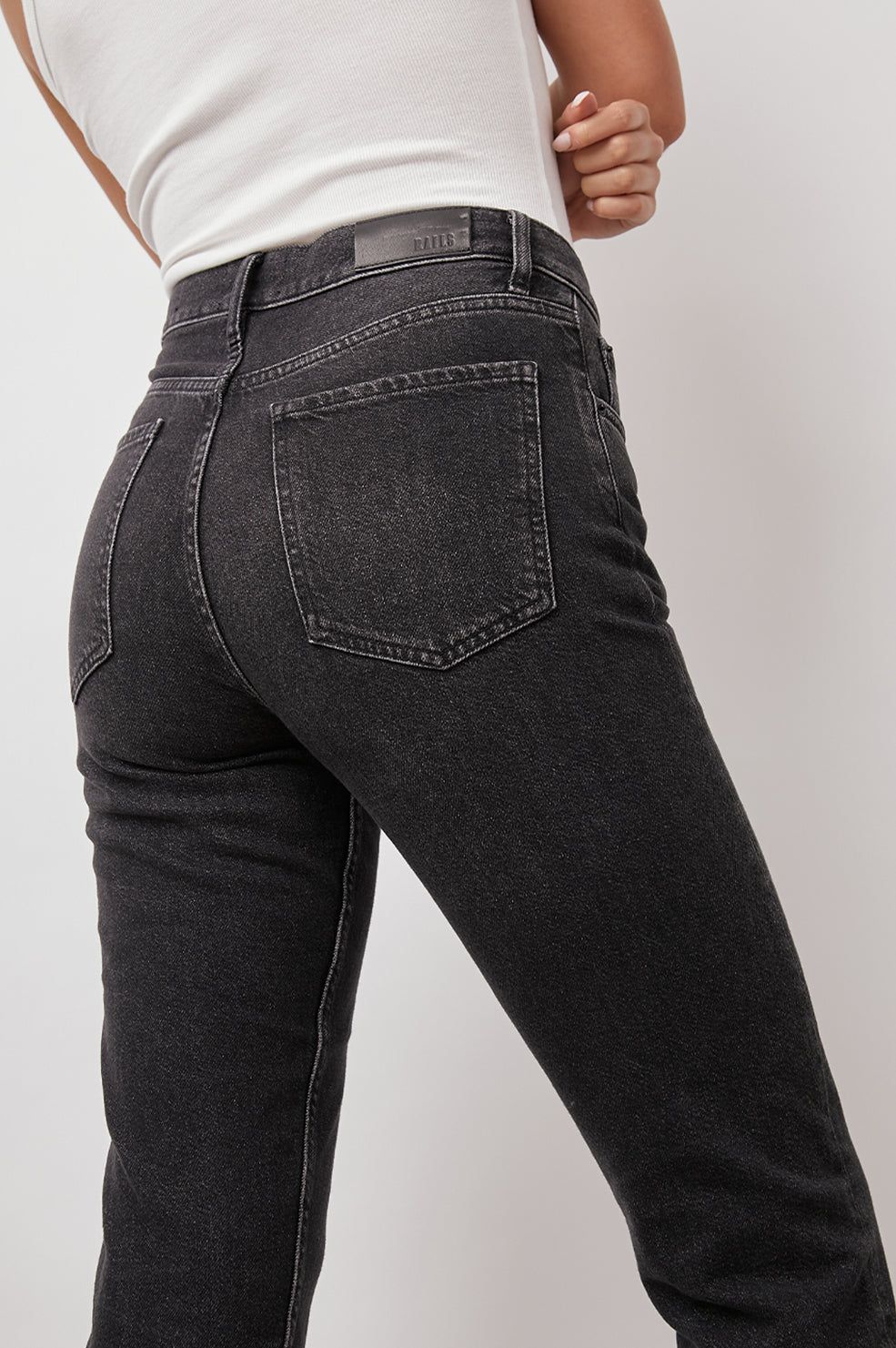 MELROSE SLIM - CLASSIC SLIM - ASH BLACK sold by Rails product image thumbnail 4