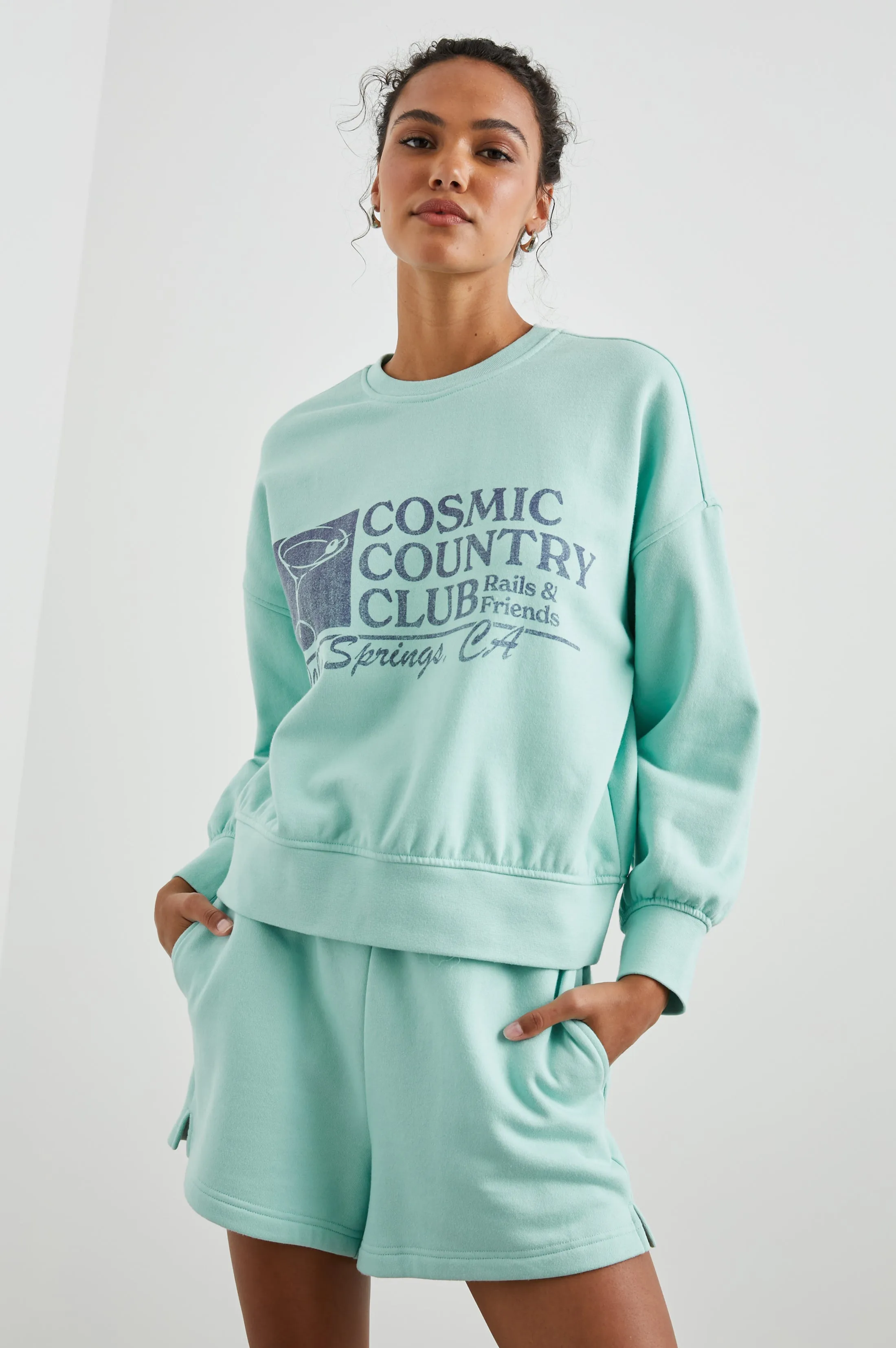 FAVORITE SWEATSHIRT - MINT COSMIC COUNTRY CLUB sold by Rails