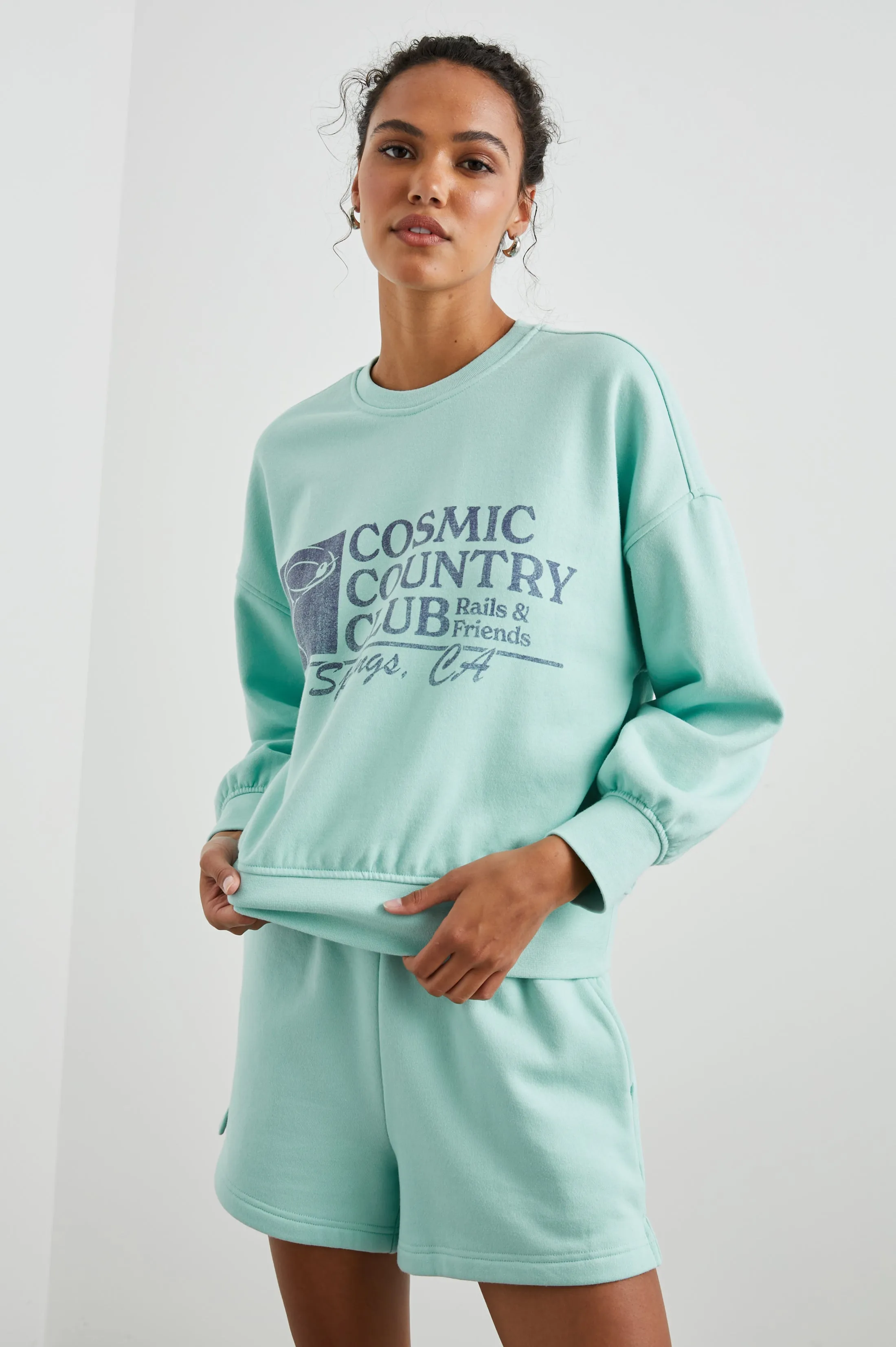 FAVORITE SWEATSHIRT - MINT COSMIC COUNTRY CLUB sold by Rails product image thumbnail 3