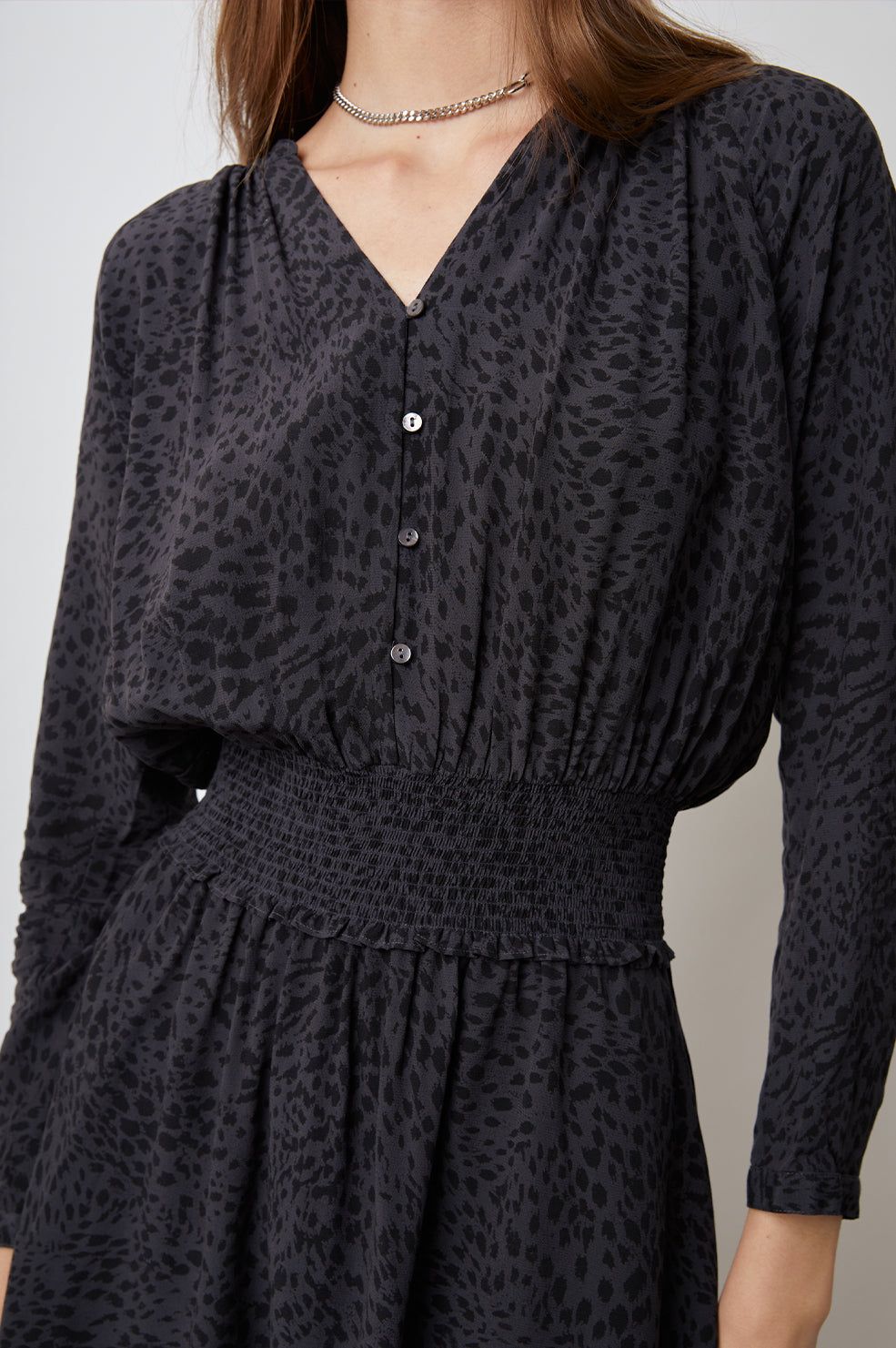 JASMINE DRESS - SPOTTED SLATE sold by Rails product image thumbnail 2