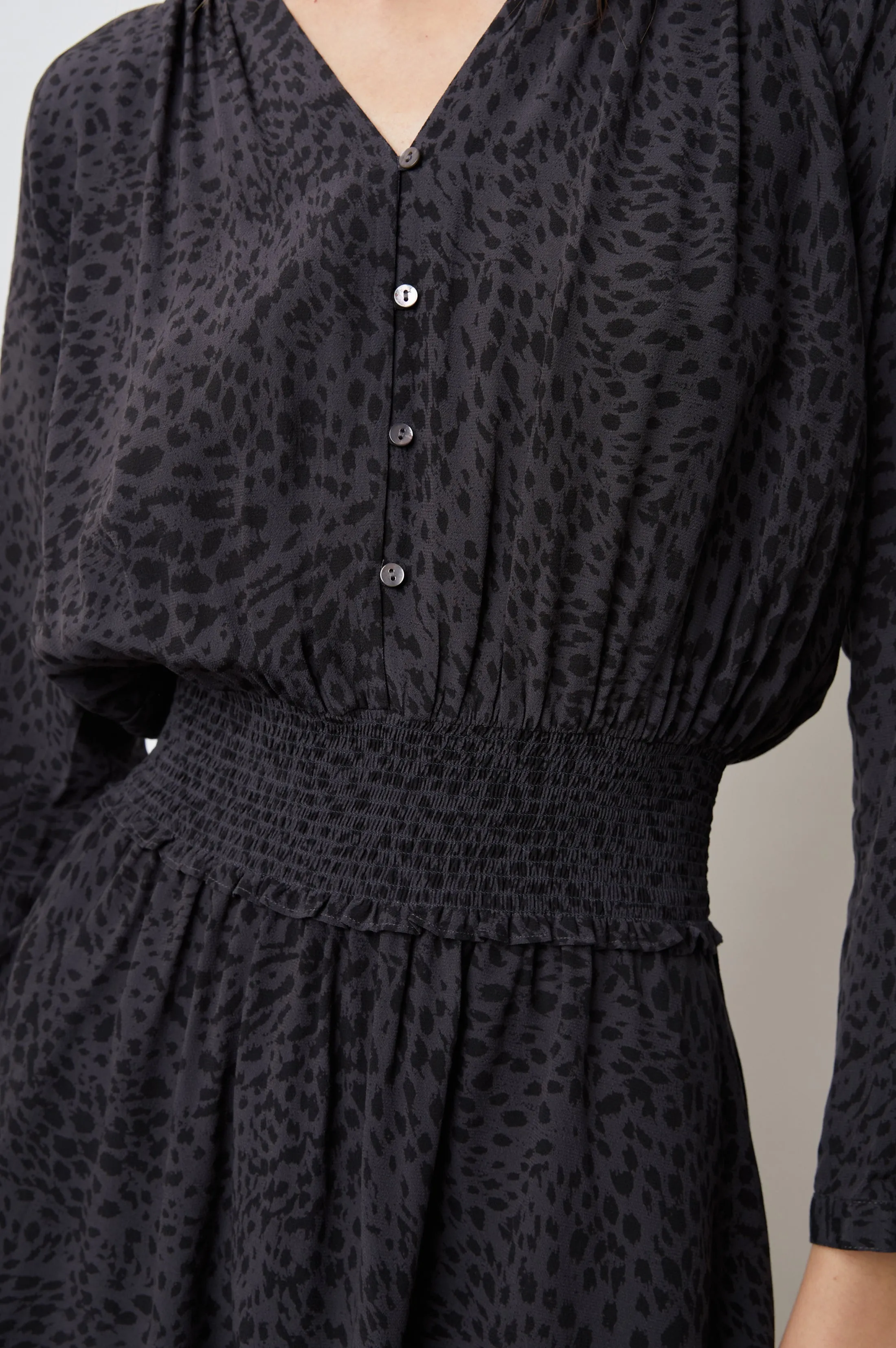 JASMINE DRESS - SPOTTED SLATE sold by Rails product image thumbnail 2