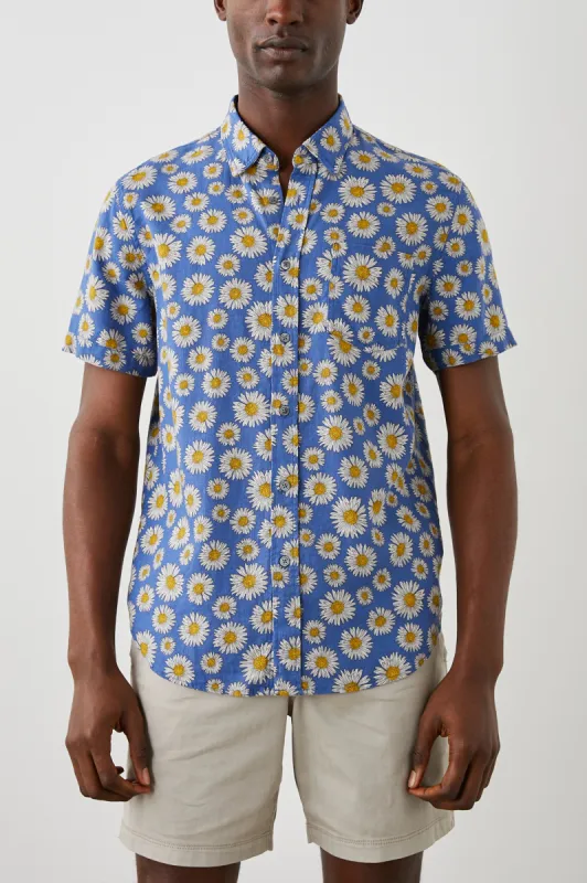 CARSON SHIRT - MAYA PRINT ROYAL sold by Rails