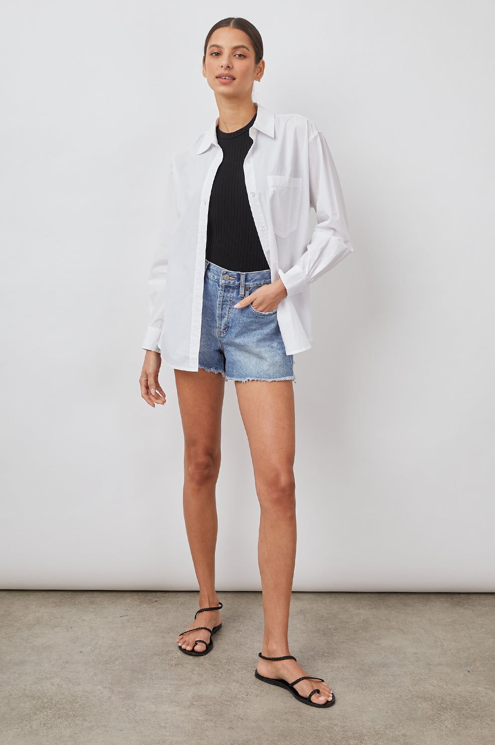 ARLO SHIRT - WHITE sold by Rails product image thumbnail 3