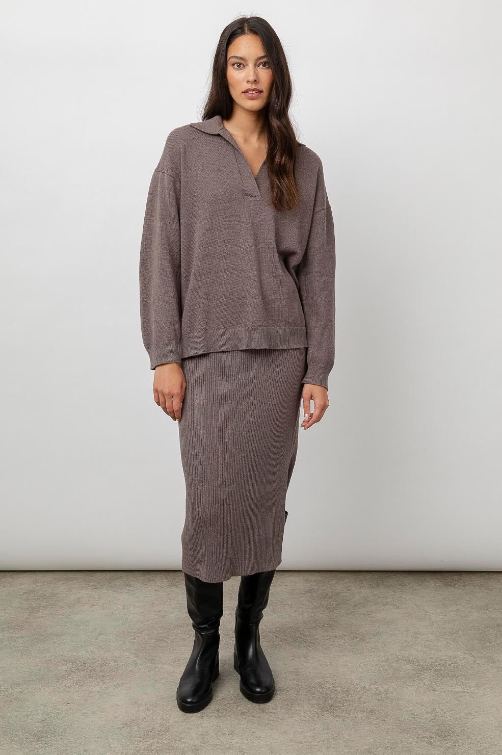 SUTTON SWEATER - LATTE sold by Rails product image thumbnail 3