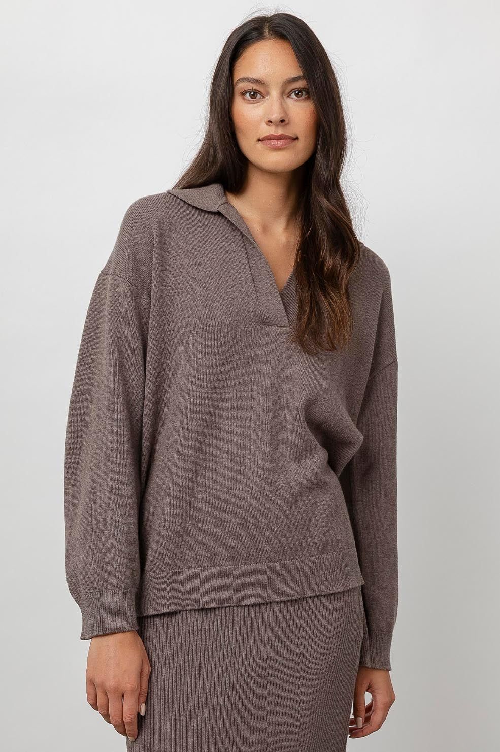 SUTTON SWEATER - LATTE sold by Rails product image thumbnail 4