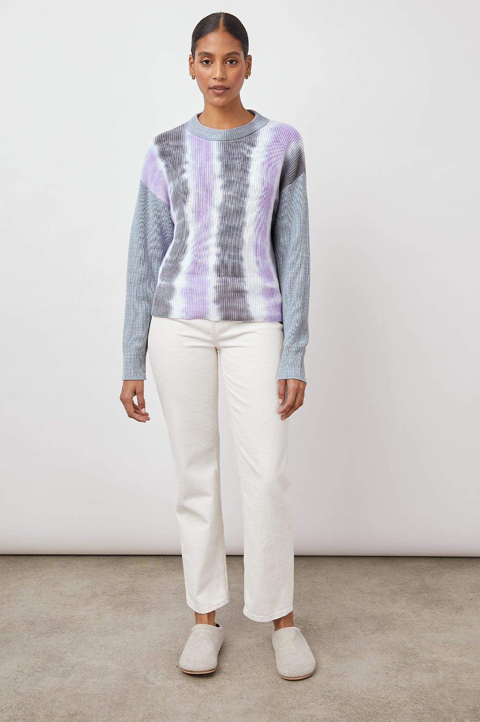 KARIS SWEATER - AQUA TIE DYE sold by Rails product image thumbnail 4