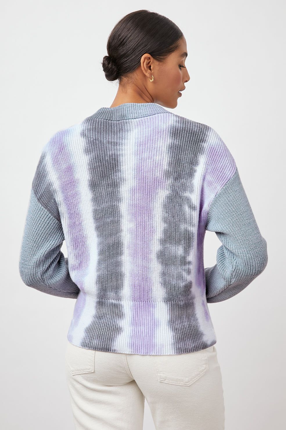 KARIS SWEATER - AQUA TIE DYE sold by Rails product image thumbnail 5