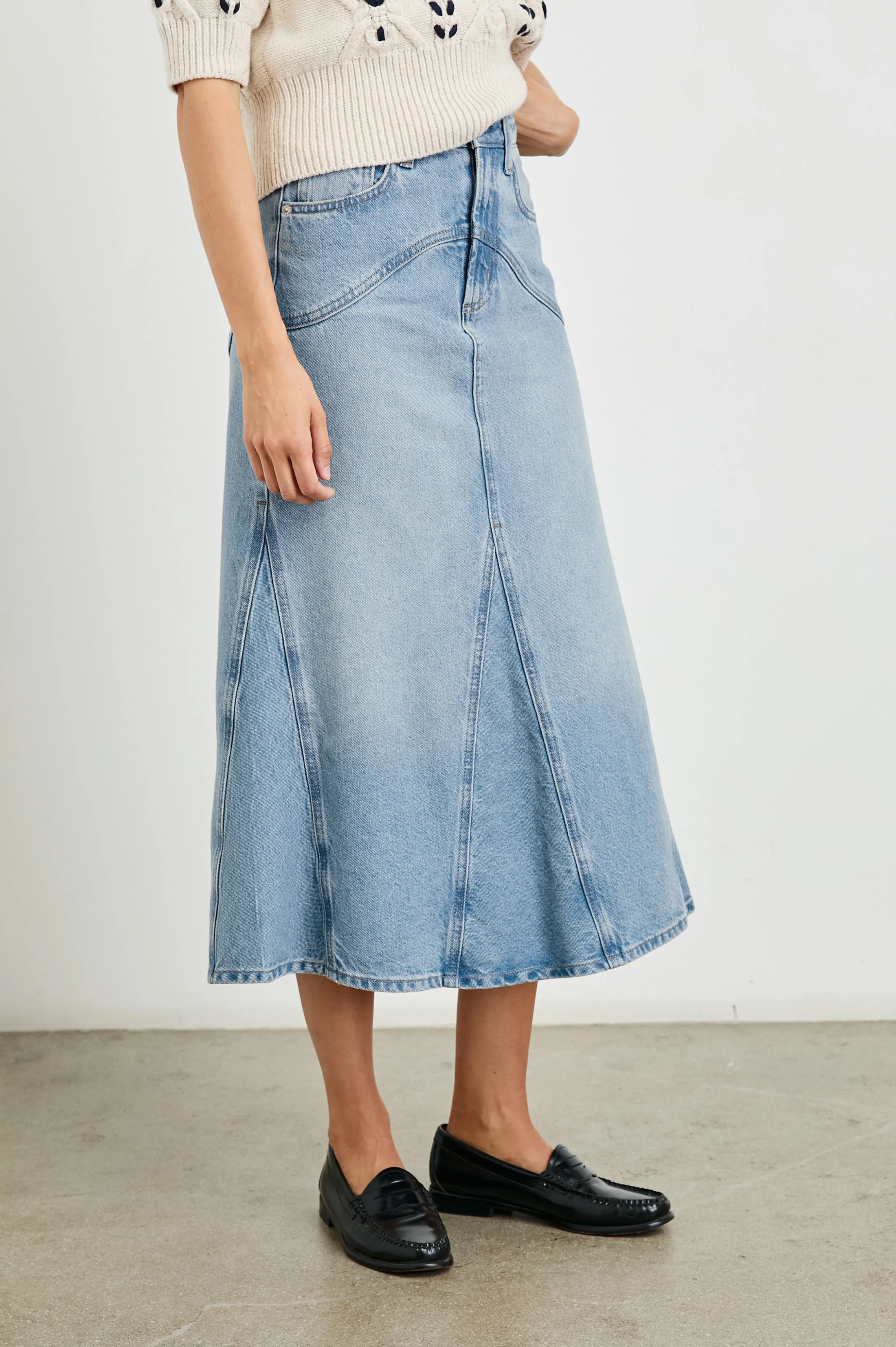 DEL REY SKIRT - ORIGINAL BLUE sold by Rails product image thumbnail 4