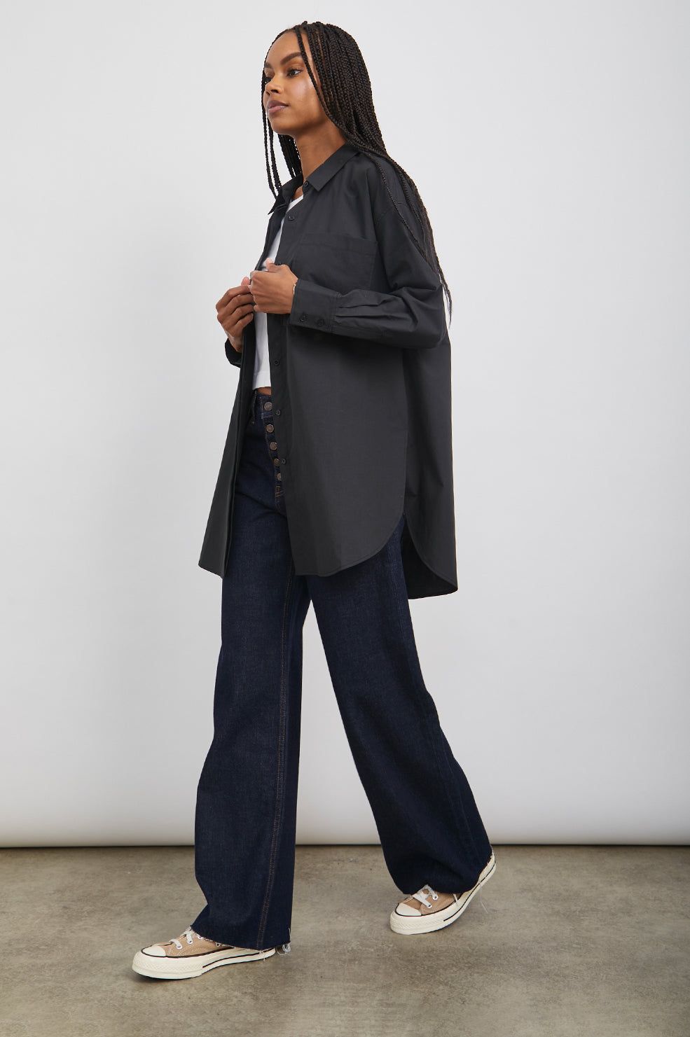 JOEY SHIRT - BLACK sold by Rails product image thumbnail 3