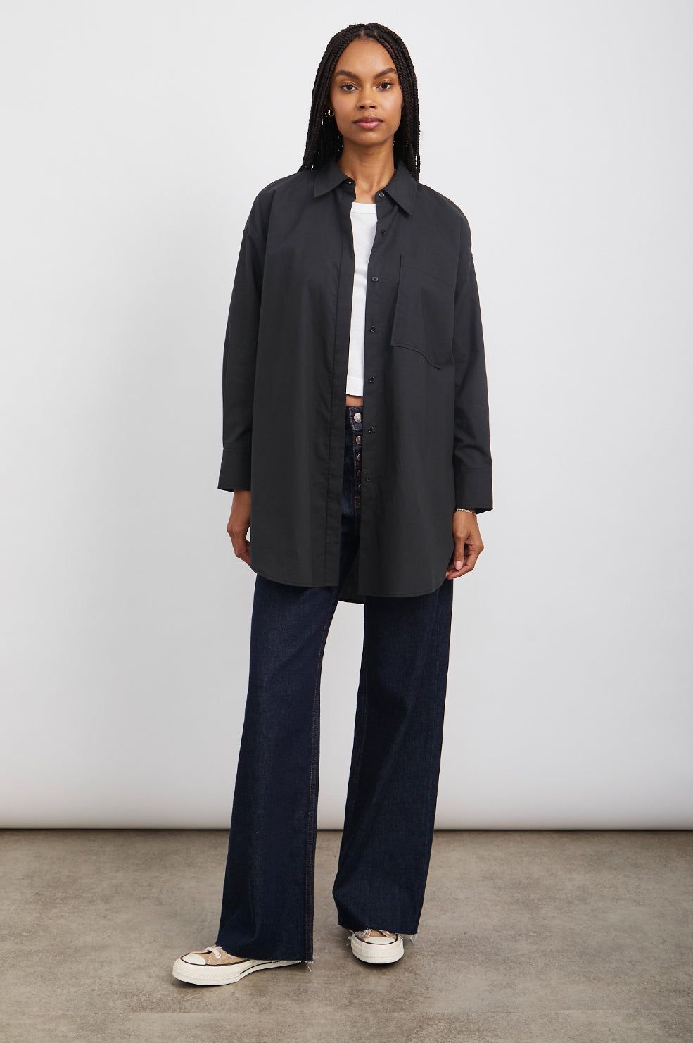 JOEY SHIRT - BLACK sold by Rails