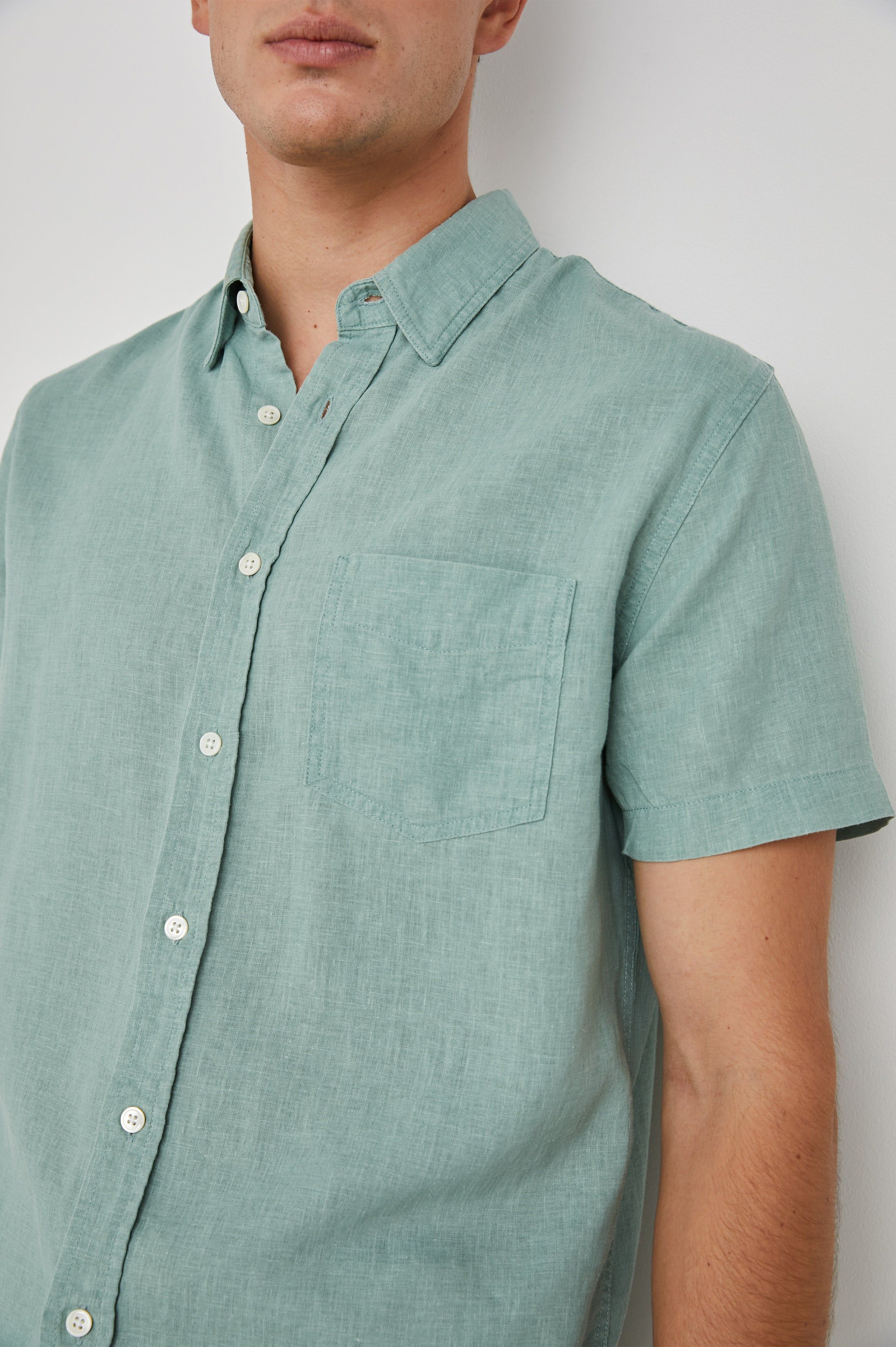 PAROS SHIRT - JADE sold by Rails product image thumbnail 2