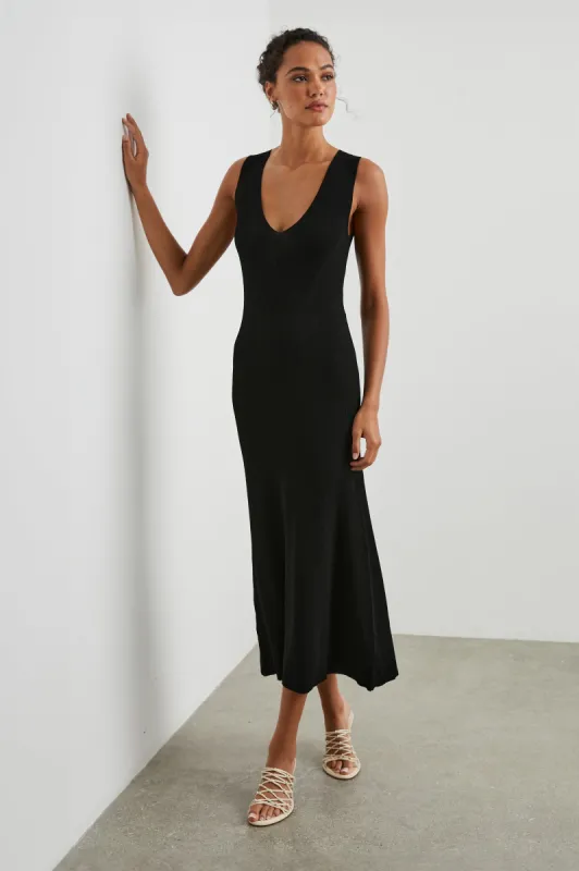 TEAGAN DRESS - BLACK sold by Rails