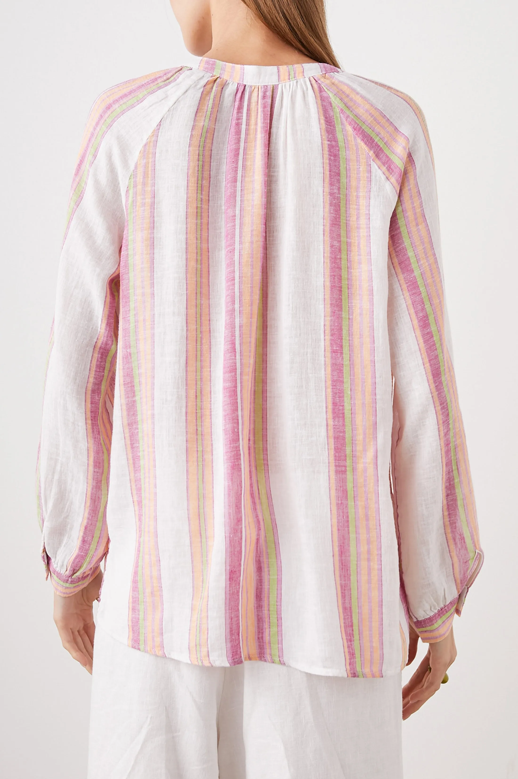 BRIELLE TOP - HIBISCUS STRIPE sold by Rails product image thumbnail 5
