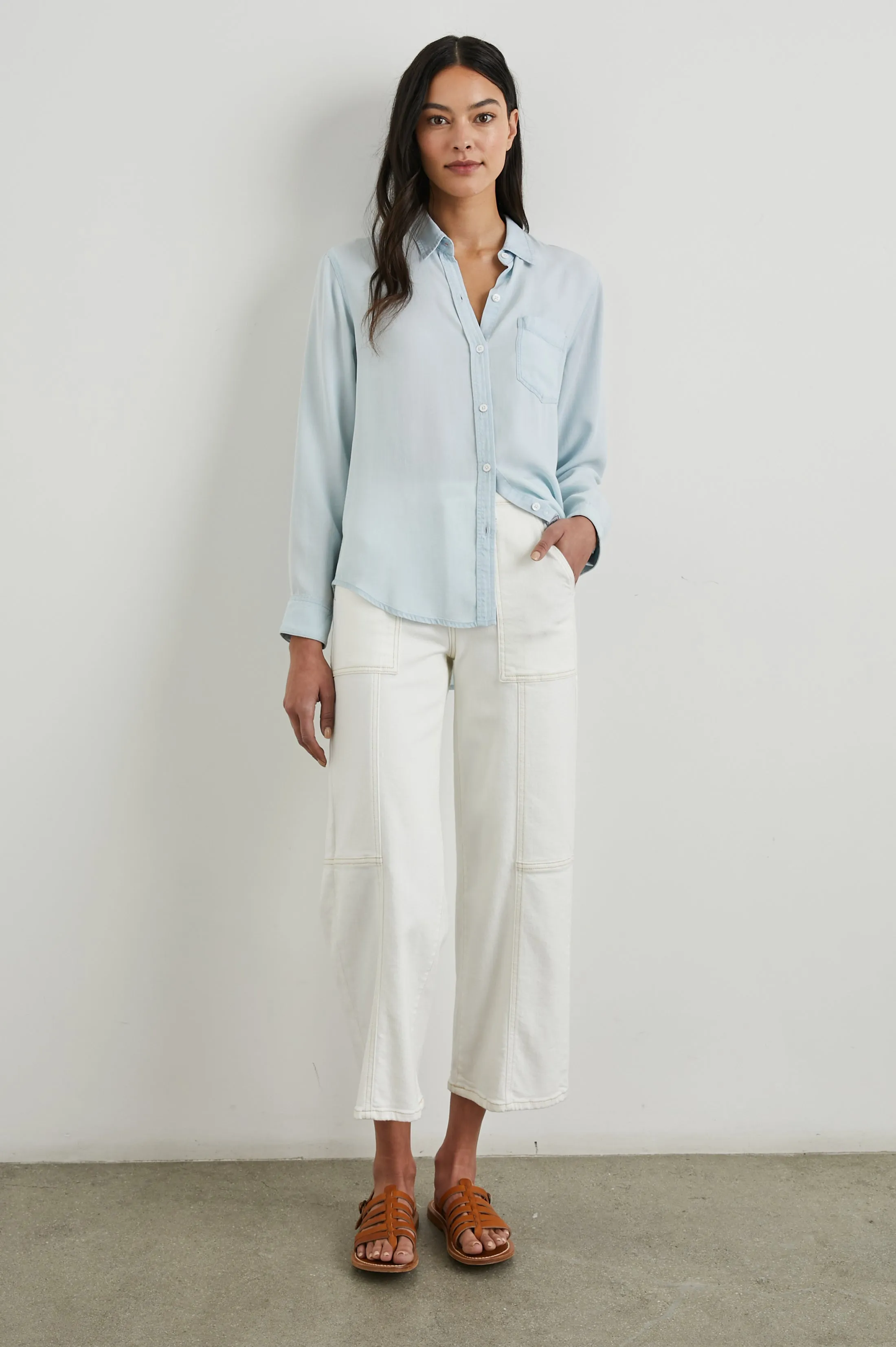 INGRID SHIRT - LIGHT VINTAGE sold by Rails product image thumbnail 3