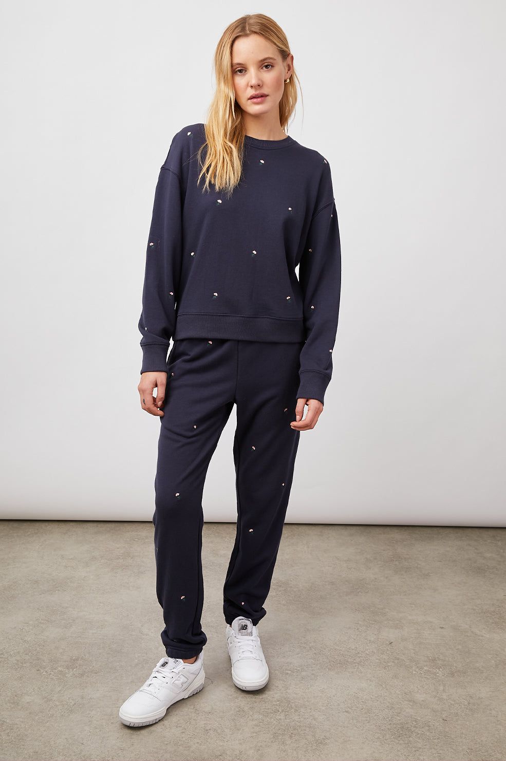 RAMONA SWEATSHIRT - NAVY BUDS sold by Rails product image thumbnail 3