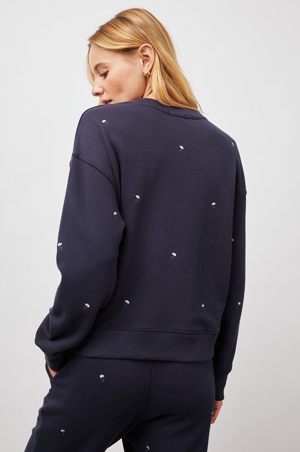 RAMONA SWEATSHIRT - NAVY BUDS sold by Rails product image thumbnail 4