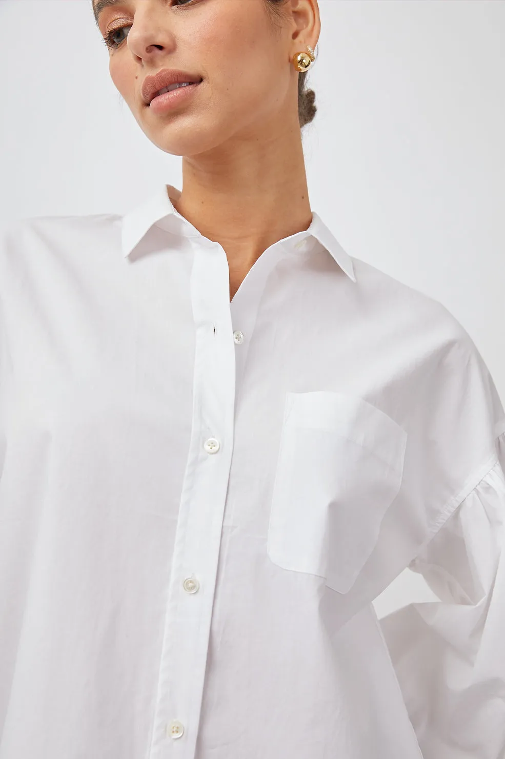 JANAE SHIRT - WHITE sold by Rails product image thumbnail 2