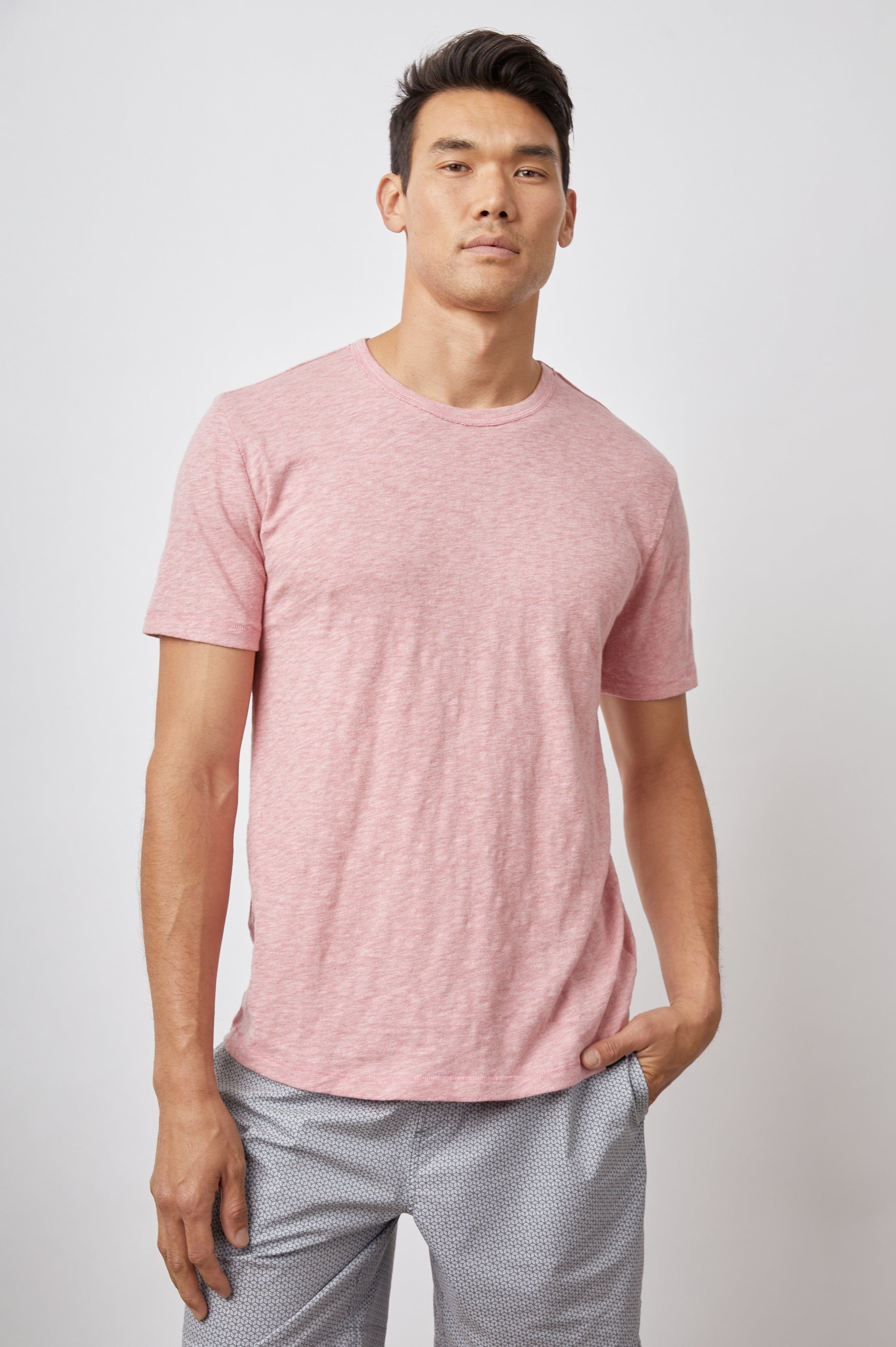 SKIPPER T-SHIRT - ROSE HEATHER sold by Rails