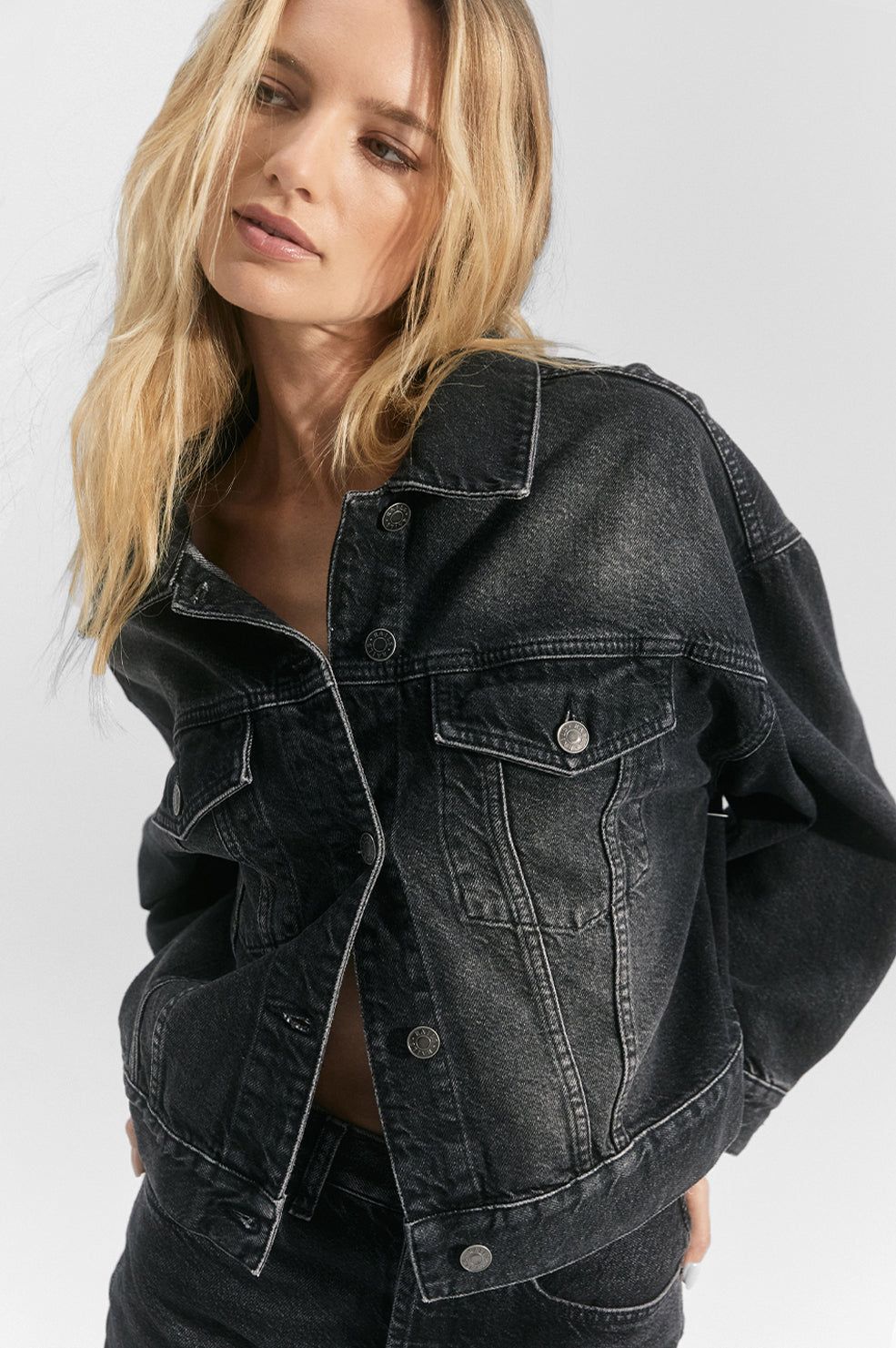 INDIO JACKET - FADED BLACK sold by Rails product image thumbnail 2