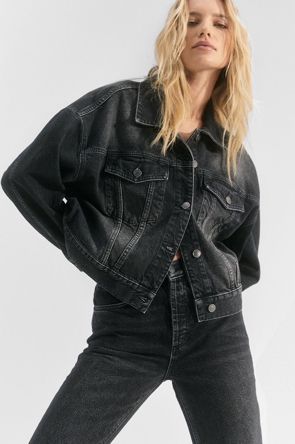 INDIO JACKET - FADED BLACK sold by Rails