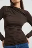 JOELLE TOP - ESPRESSO sold by Rails