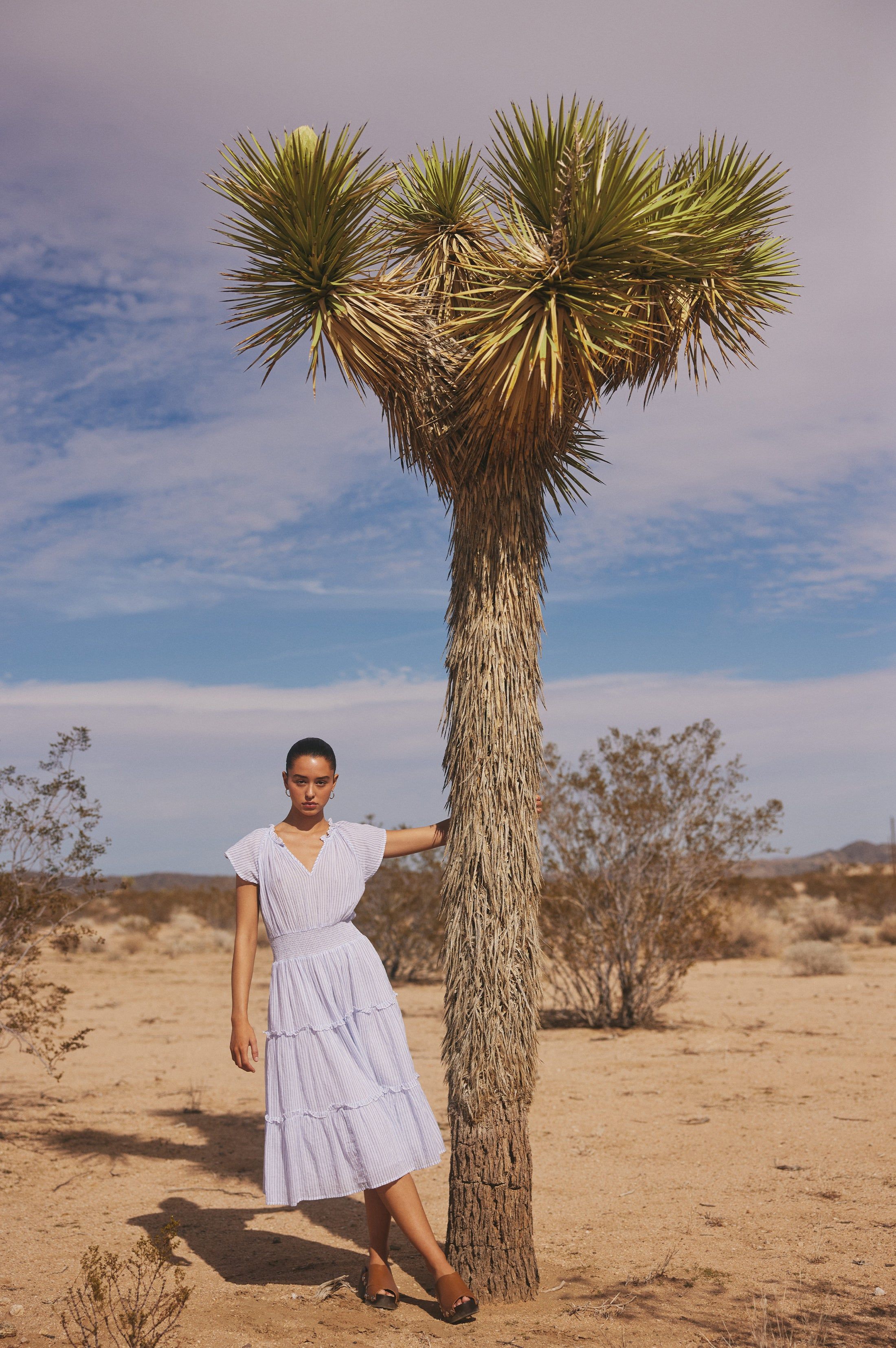 AMELLIA DRESS - CINO STRIPE sold by Rails product image thumbnail 2