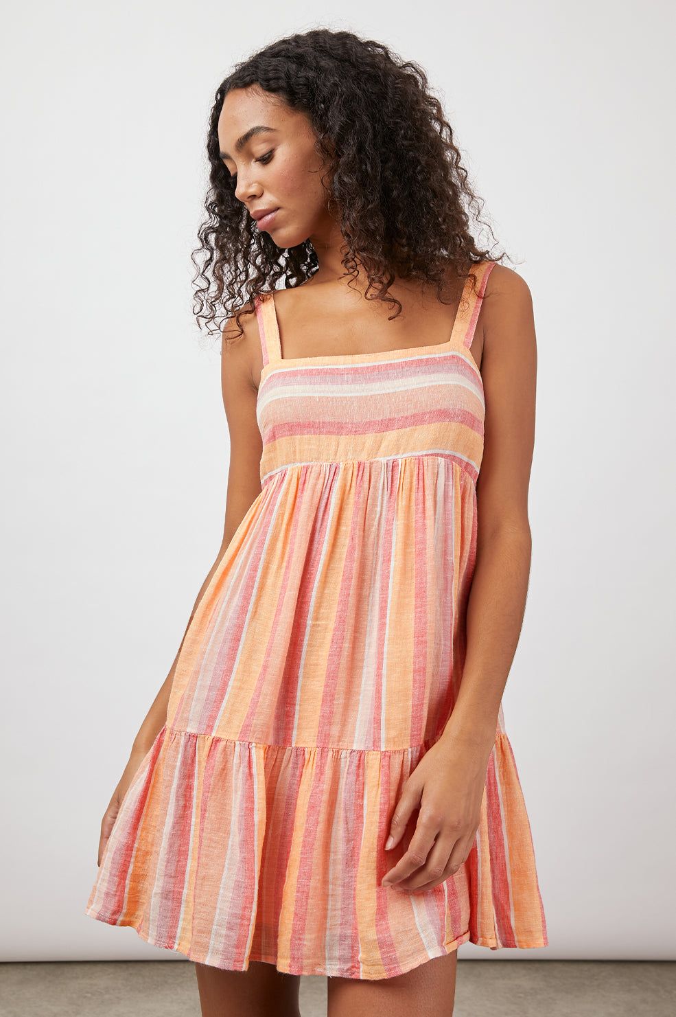 SADIE DRESS - AZALEA STRIPE sold by Rails product image thumbnail 3