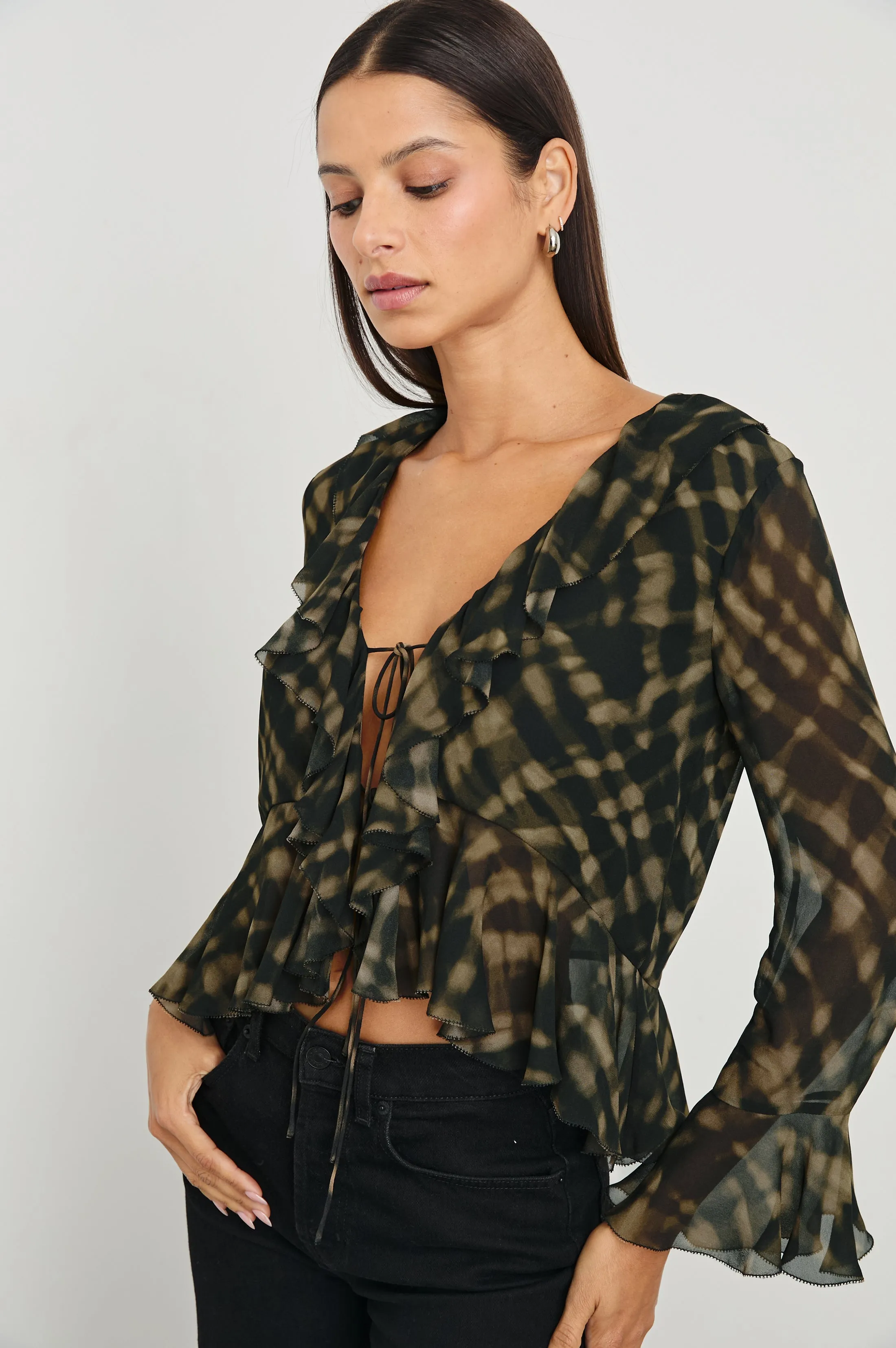 NICOLETTA TOP - CYPRESS sold by Rails product image thumbnail 4