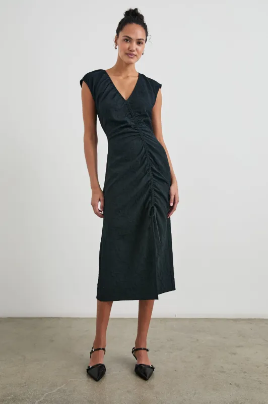 AUREN DRESS - BLACK JACQUARD sold by Rails