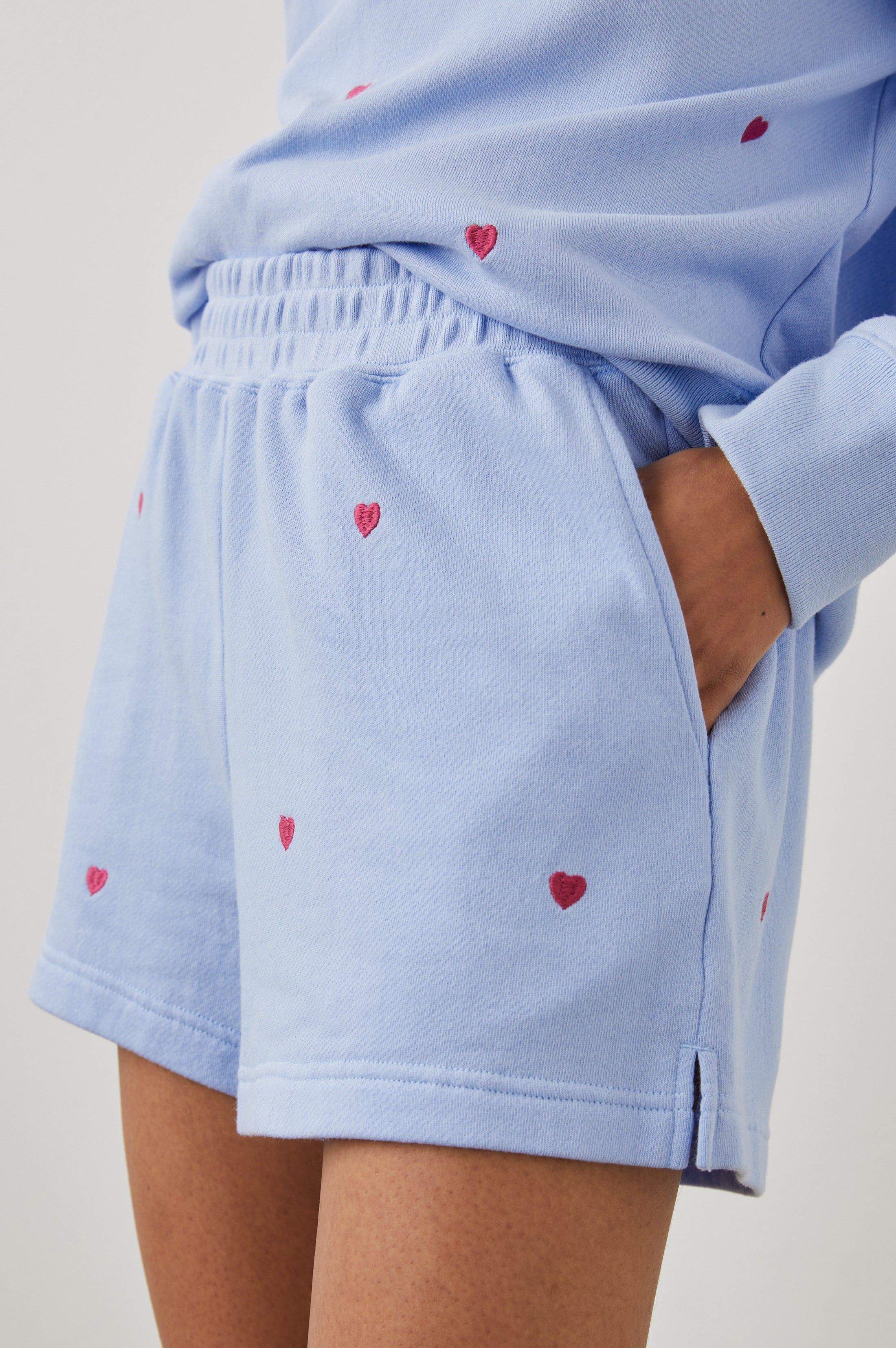 JANE SHORT - PINK HEART EMBROIDERY sold by Rails product image thumbnail 3