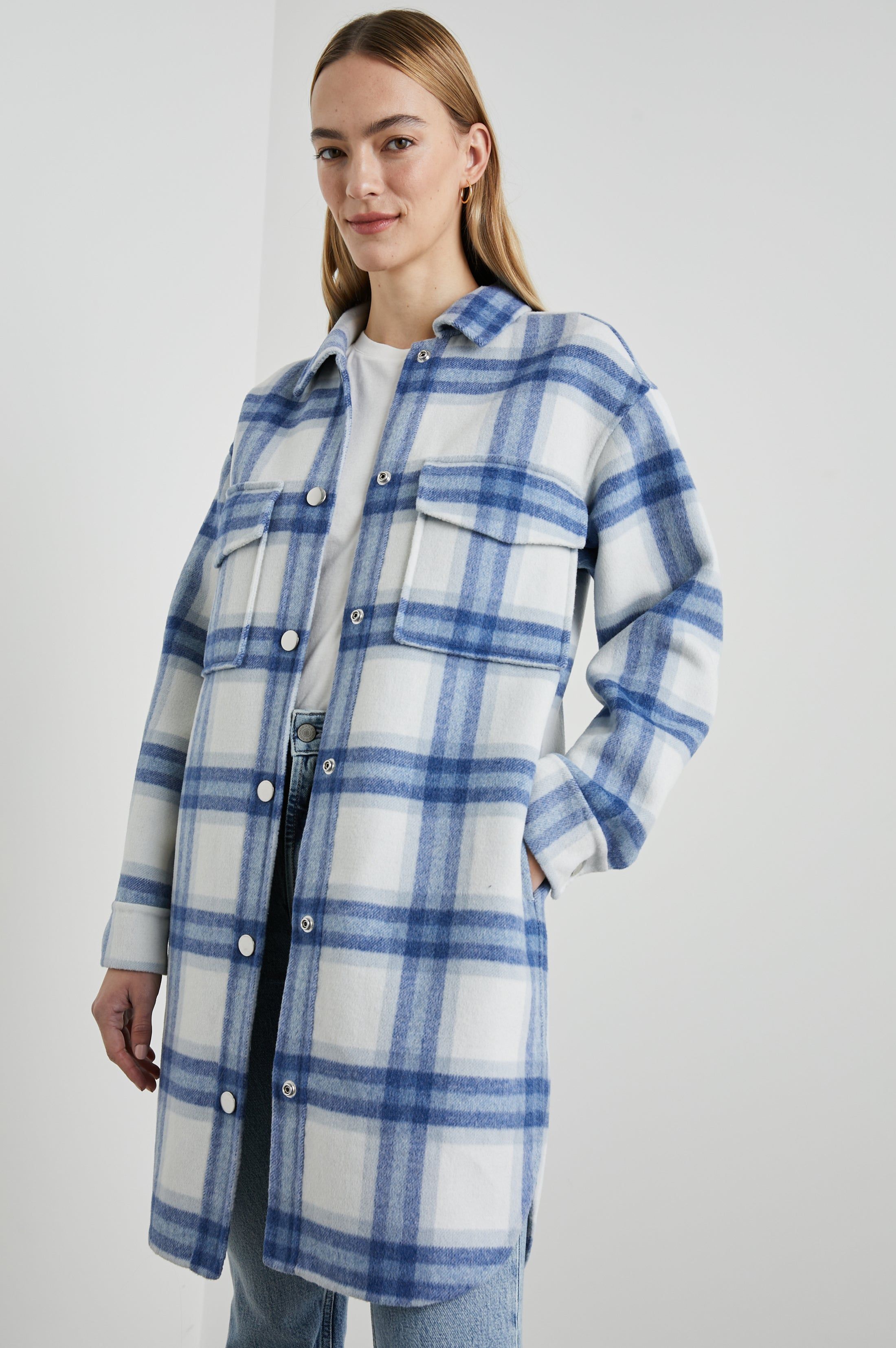 JARO COAT - IVORY BAY sold by Rails product image thumbnail 3
