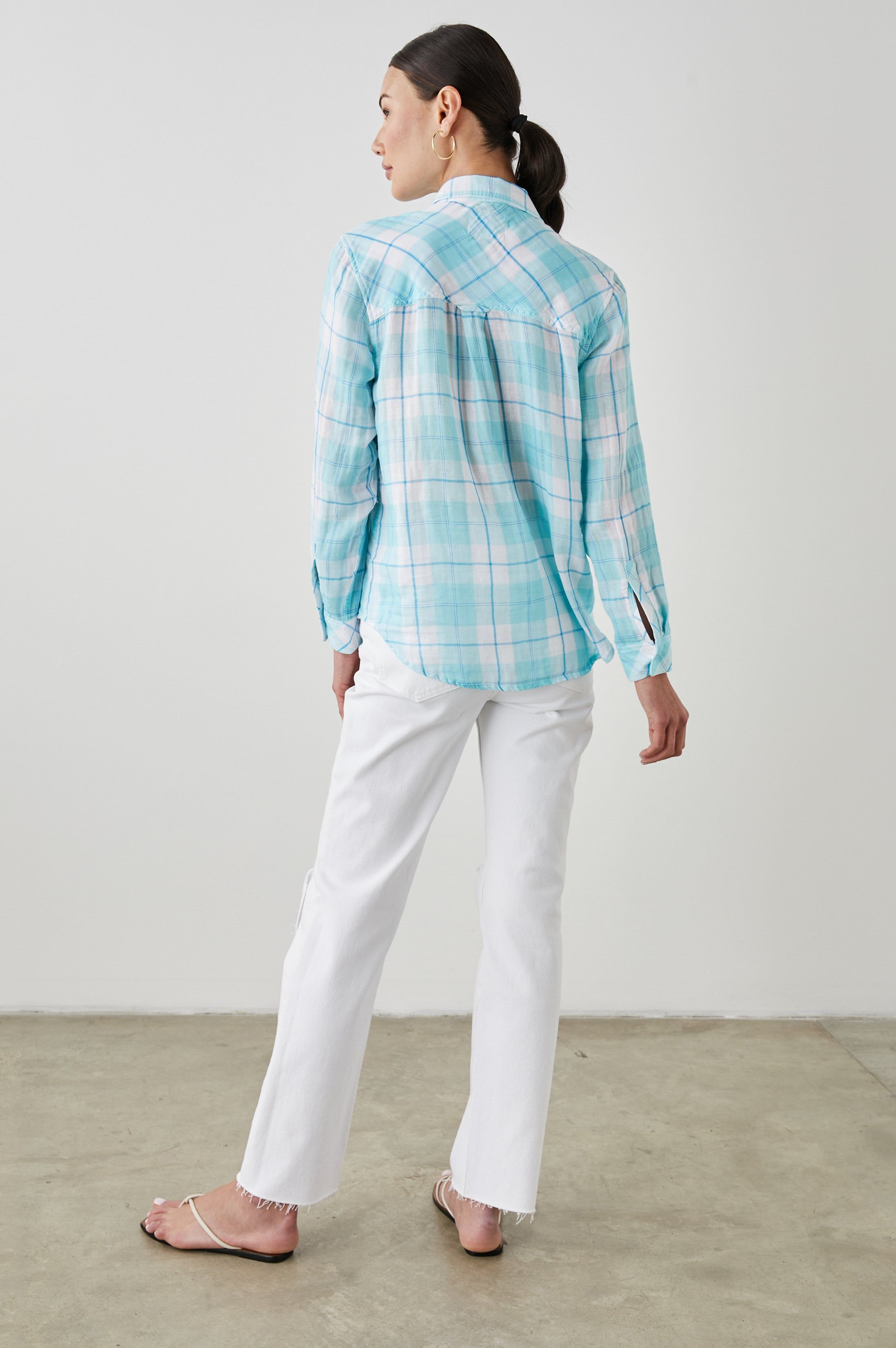 ELLIS SHIRT - MAROTTA PLAID sold by Rails product image thumbnail 5