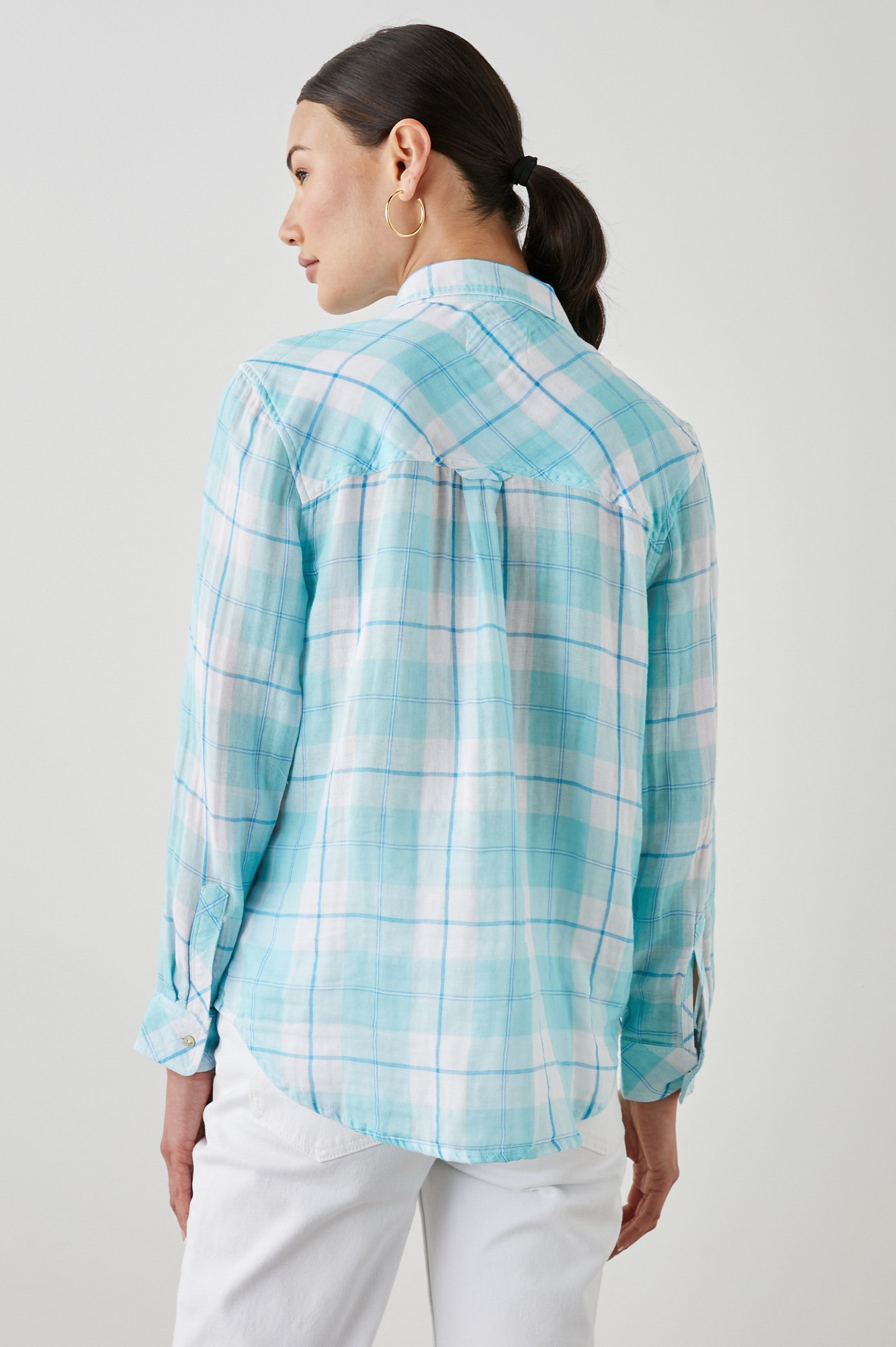 ELLIS SHIRT - MAROTTA PLAID sold by Rails product image thumbnail 4