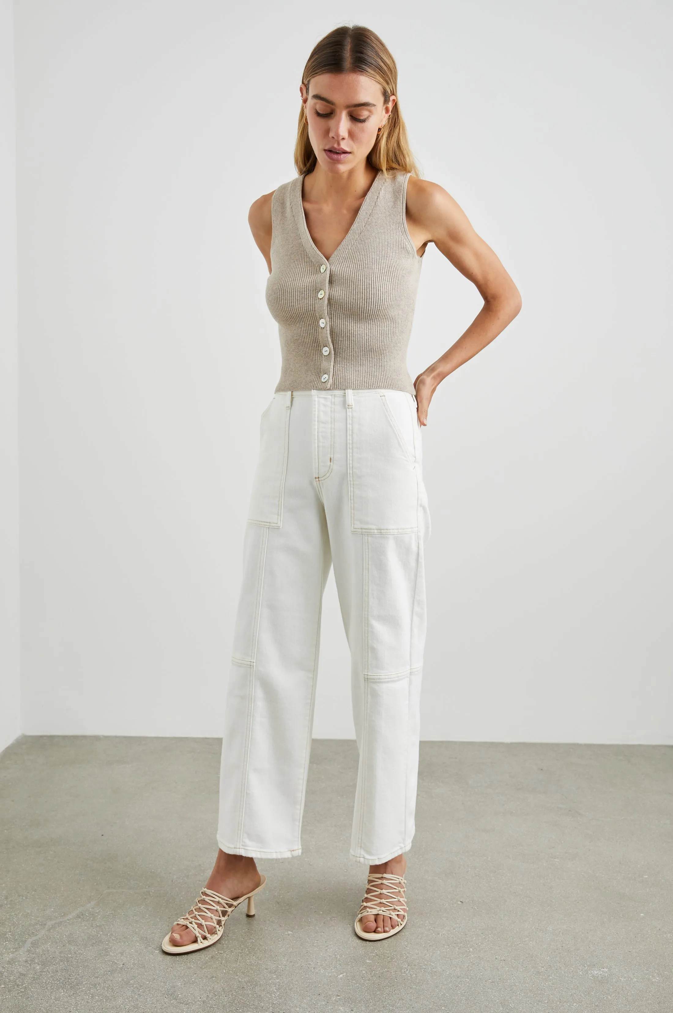 ROSA VEST - OATMEAL sold by Rails product image thumbnail 2