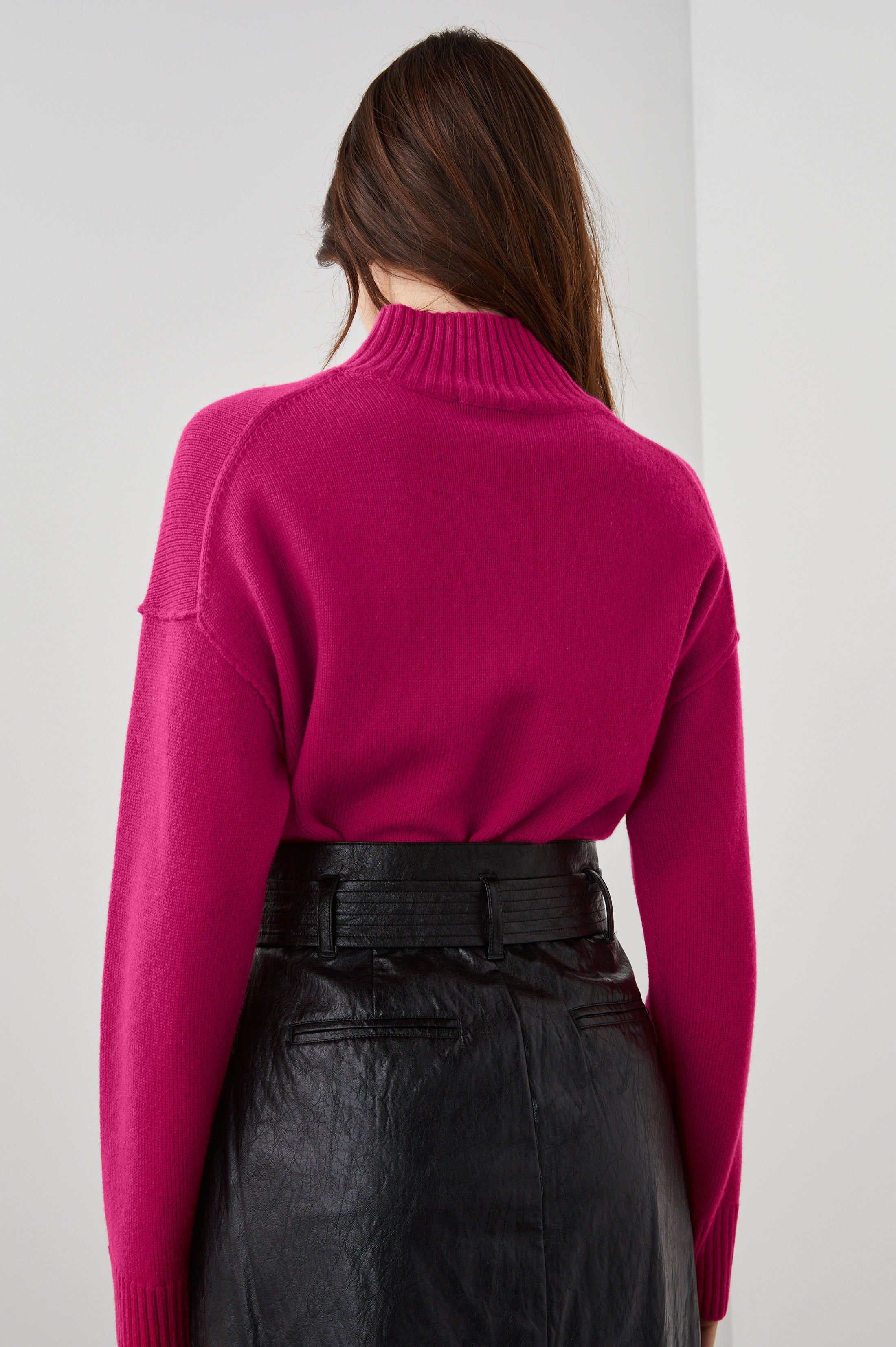 SASHA SWEATER - CERISE ROSE sold by Rails product image thumbnail 5