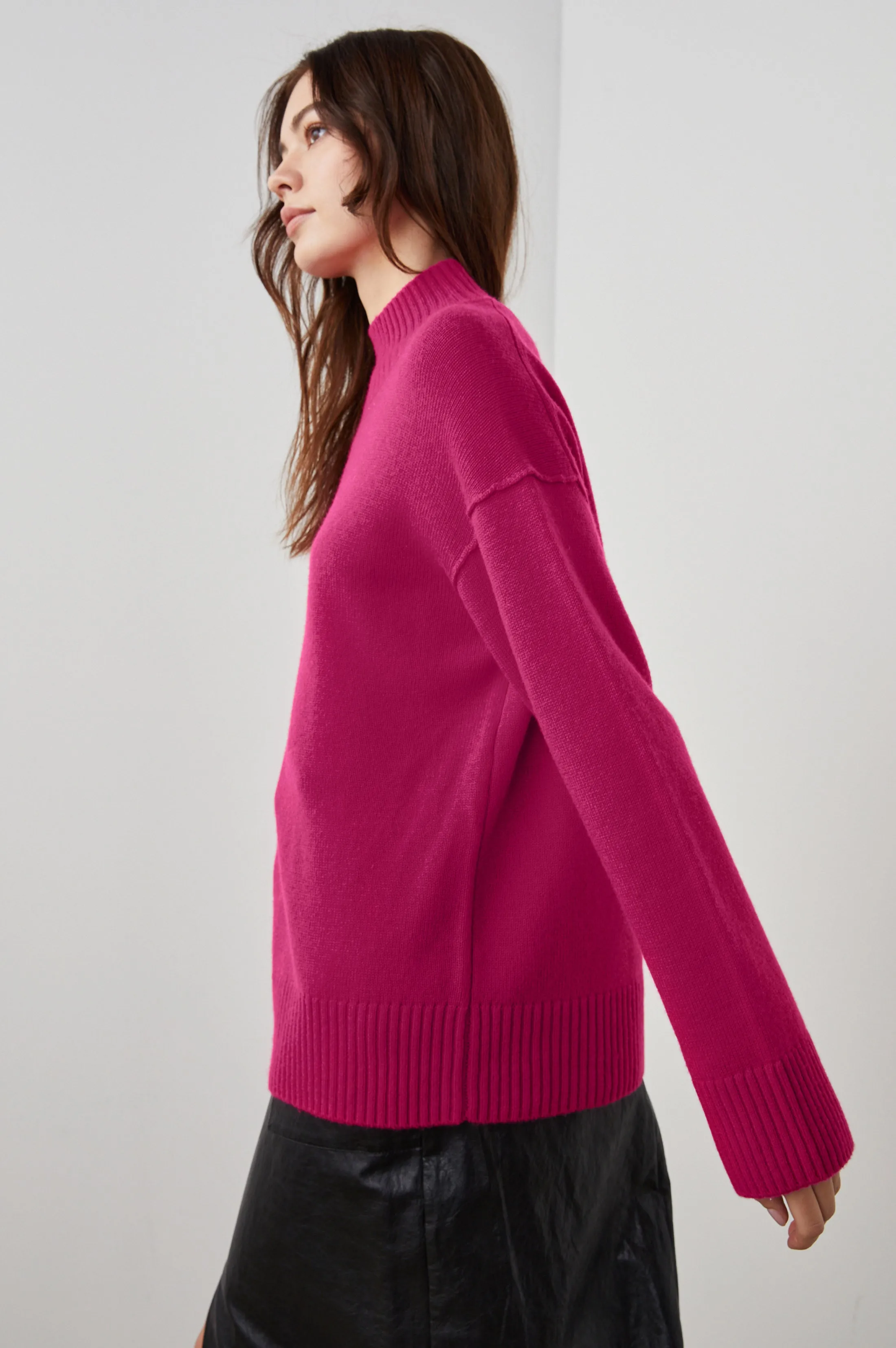 SASHA SWEATER - CERISE ROSE sold by Rails product image thumbnail 4