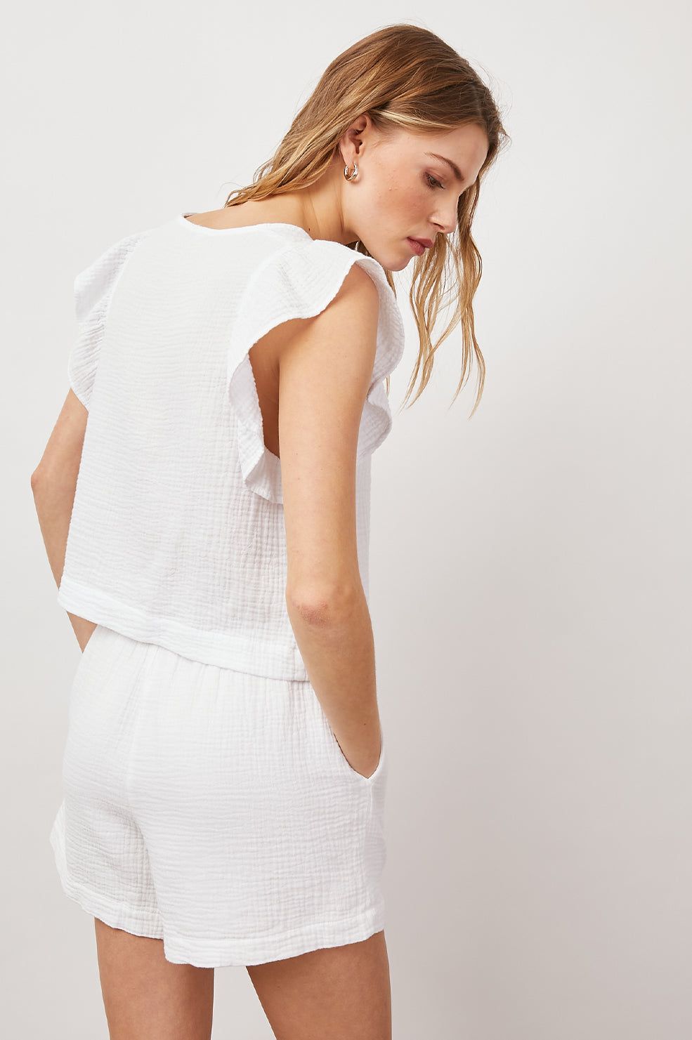 MILEY TOP - WHITE sold by Rails product image thumbnail 5