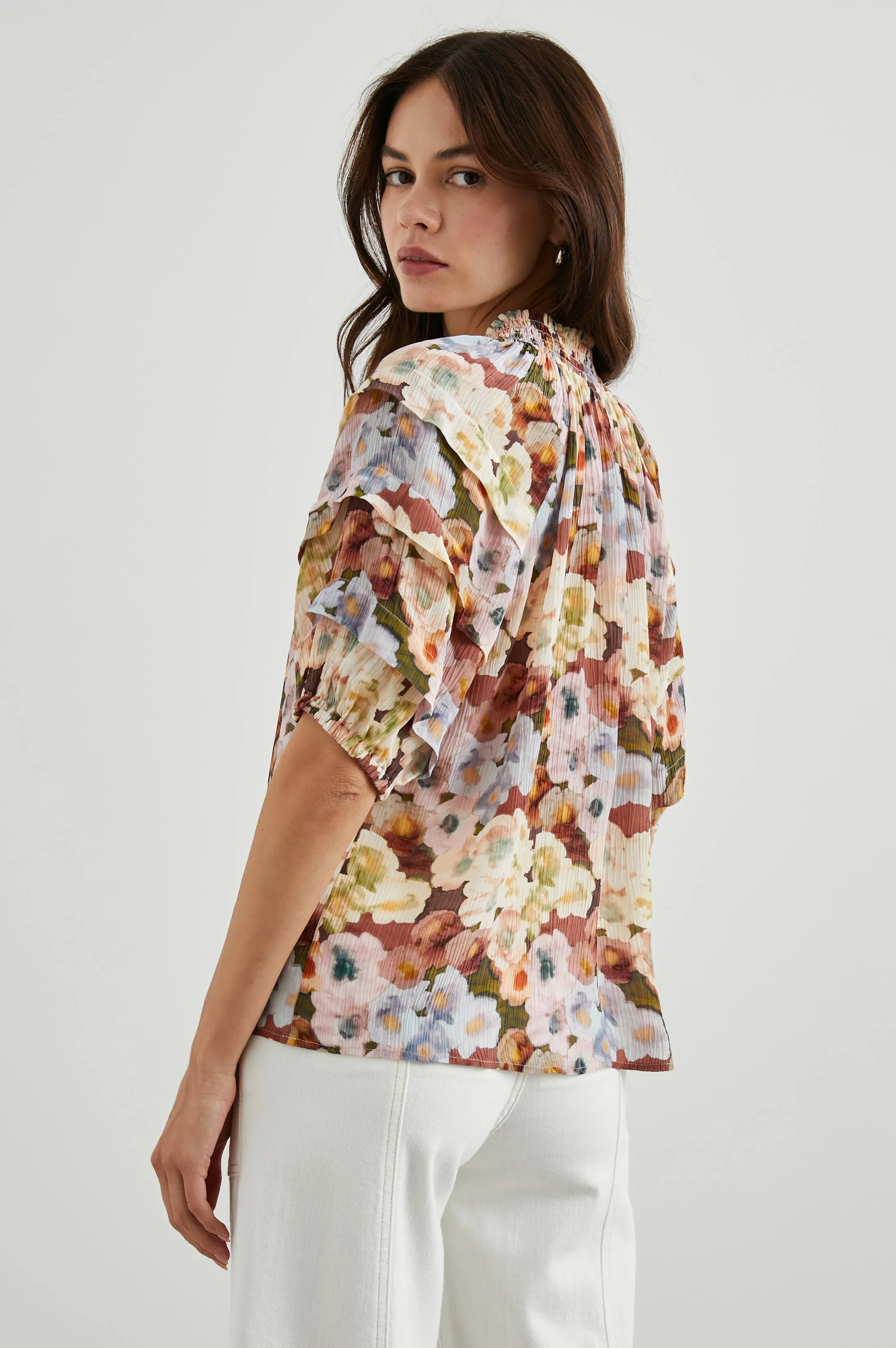 PARIS TOP - PAINTED FLORAL sold by Rails product image thumbnail 4