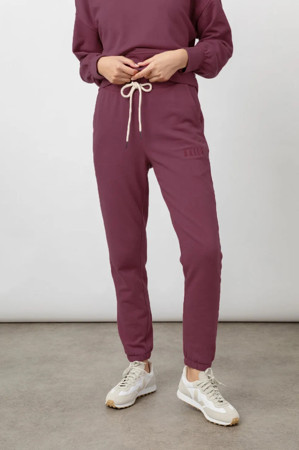 KINGSTON SWEATPANT - CRANBERRY sold by Rails