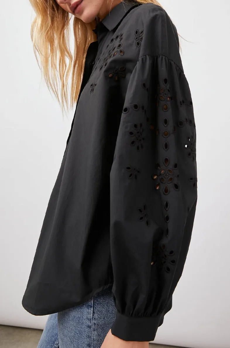 ALISTER SHIRT - BLACK sold by Rails product image thumbnail 3