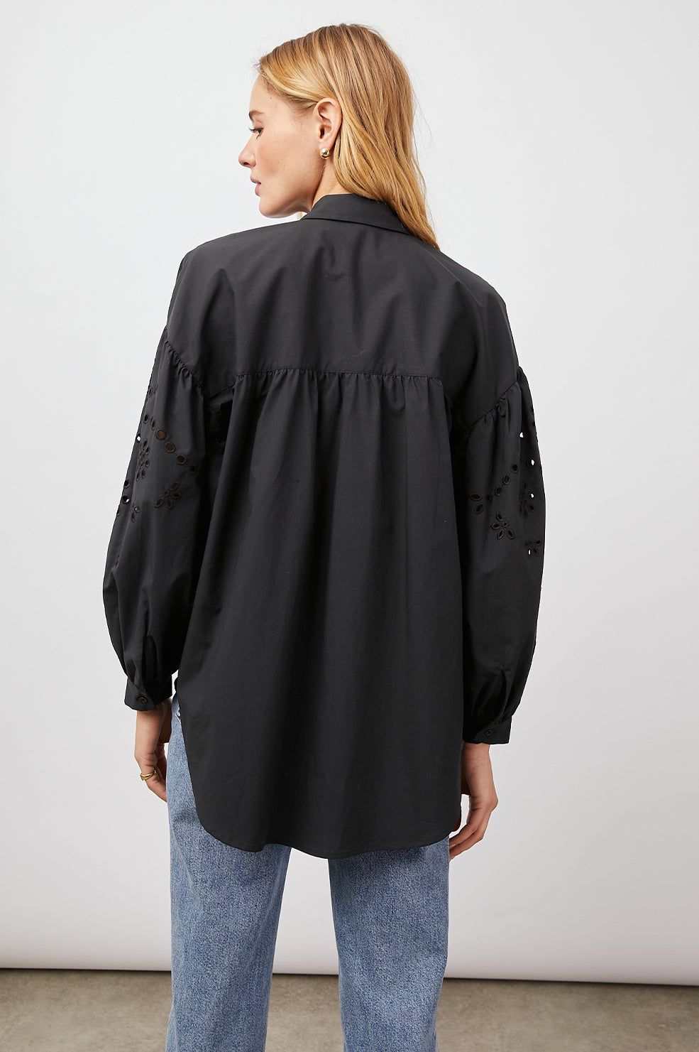ALISTER SHIRT - BLACK sold by Rails product image thumbnail 5