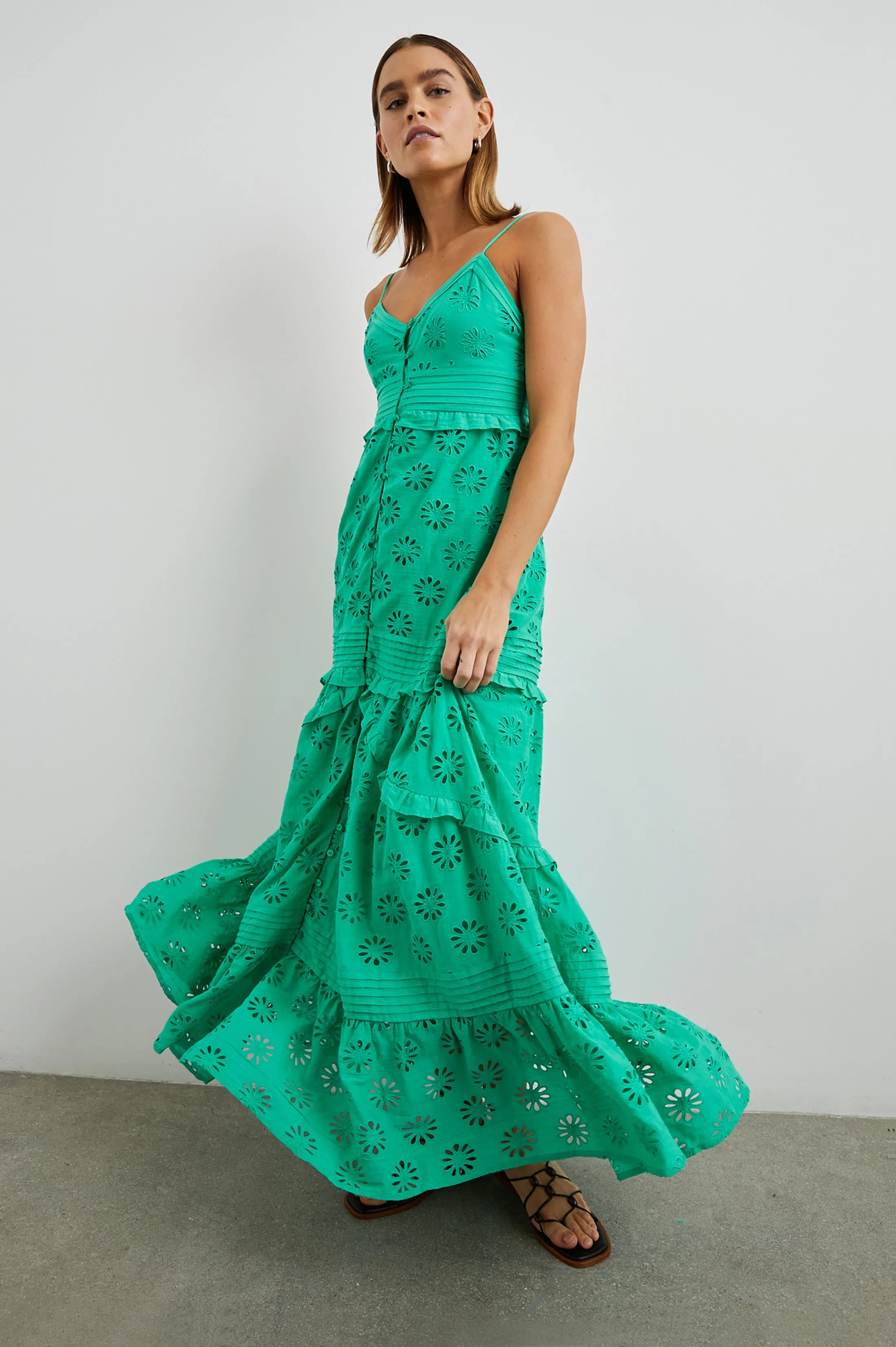 HENRIETTA DRESS - JADE sold by Rails product image thumbnail 3