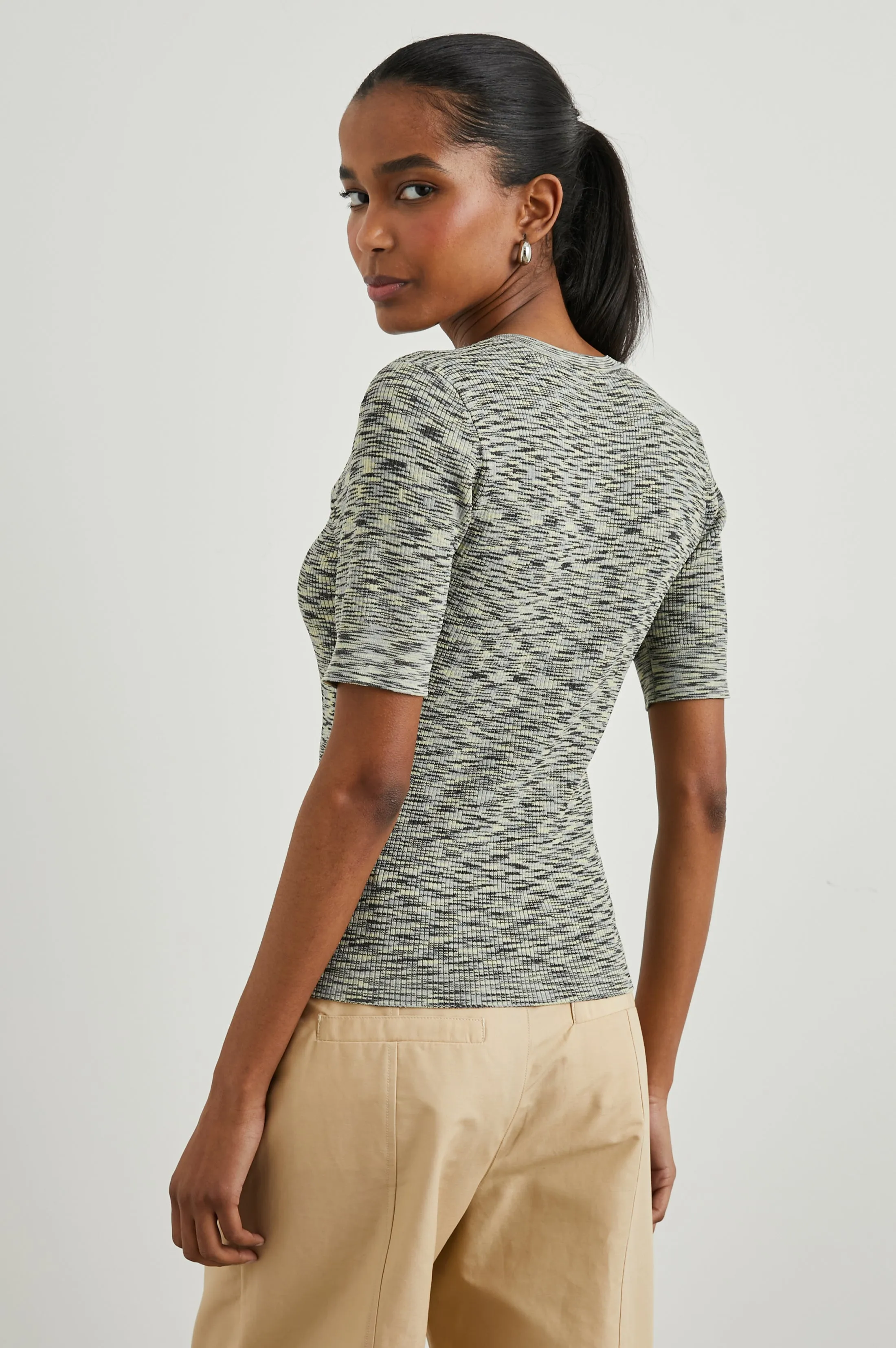 TONI TOP - MINT NAVY SPACE DYE sold by Rails product image thumbnail 5