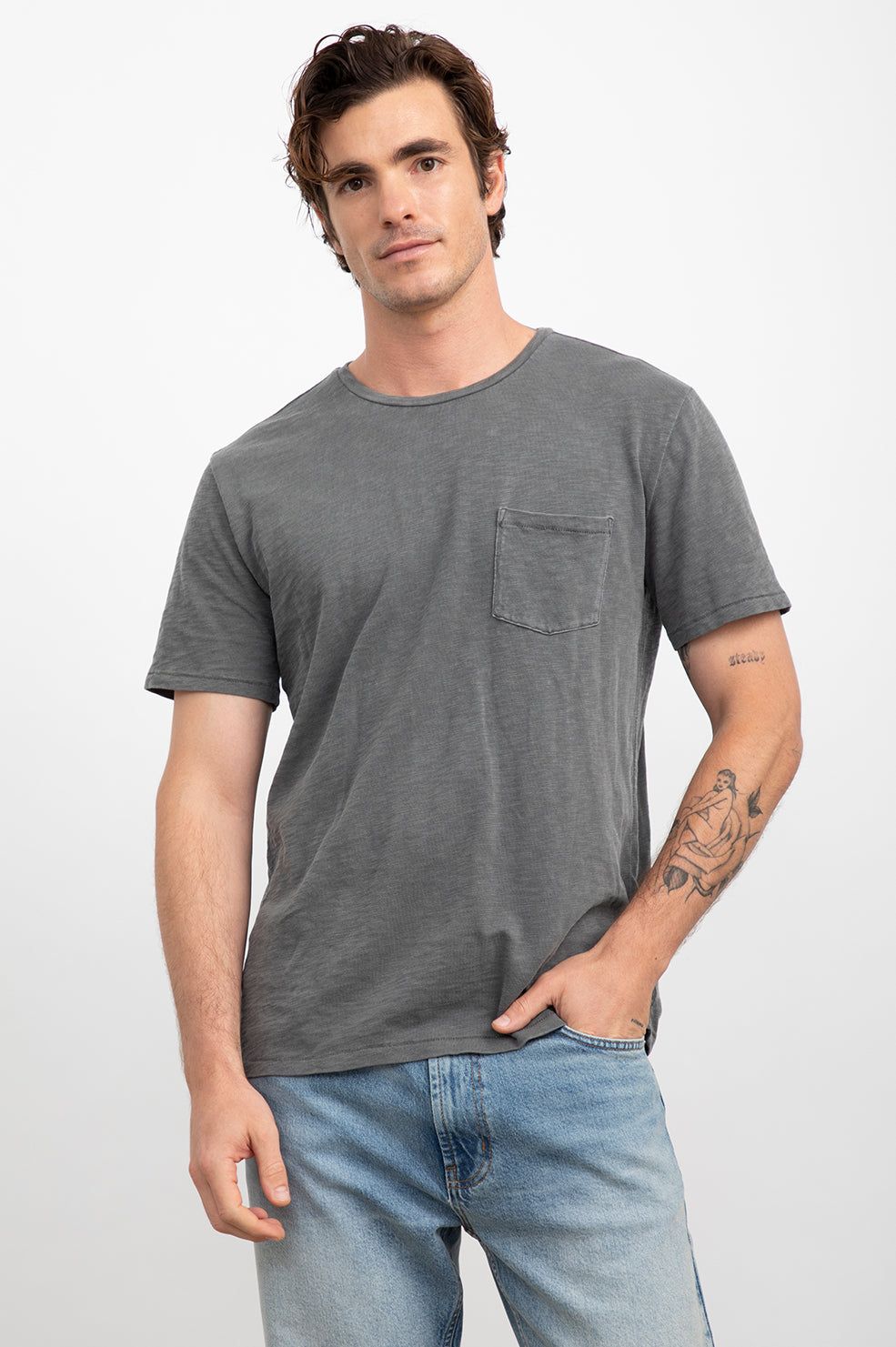 SKIPPER T-SHIRT - WASHED BLACK sold by Rails